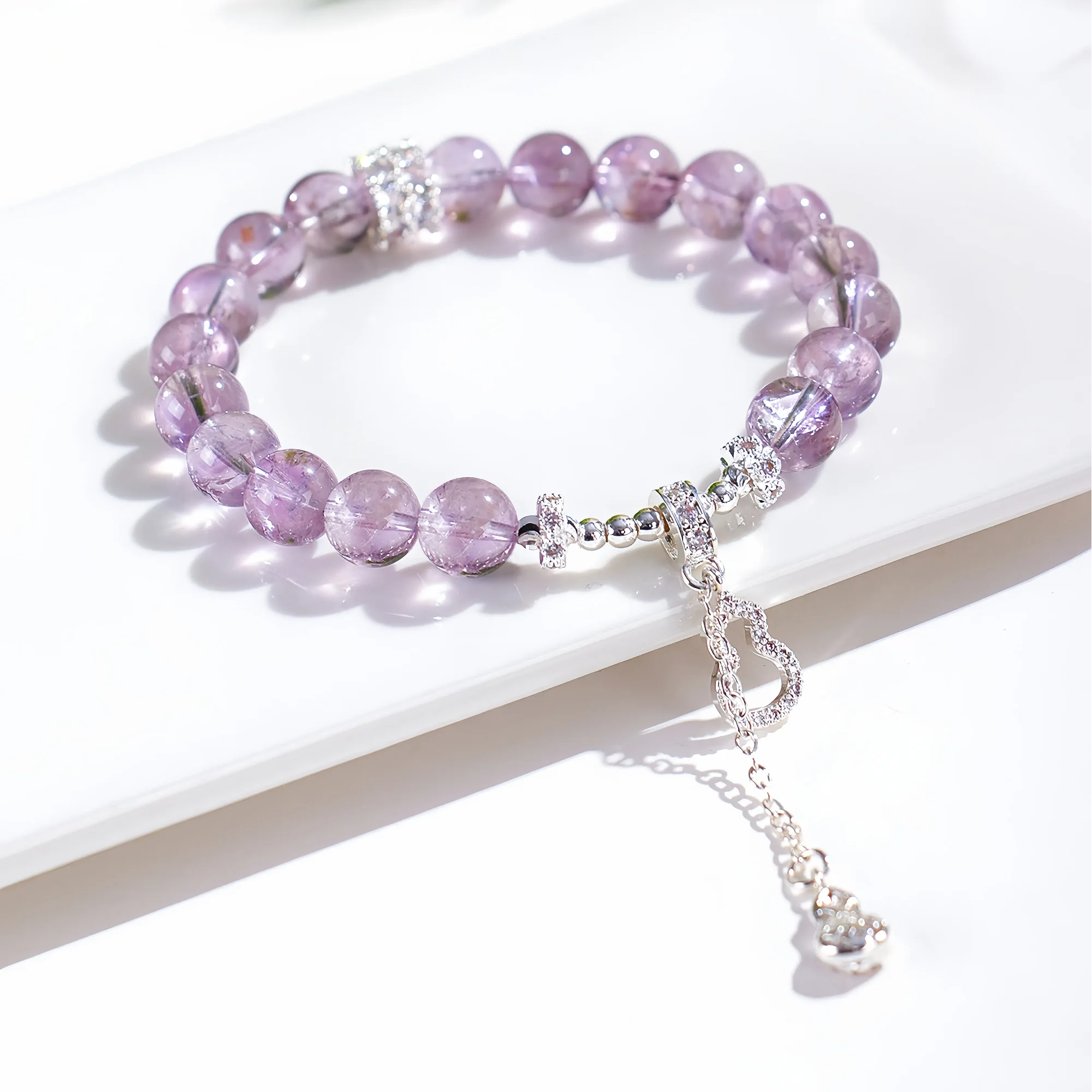 Bolivian Amethyst Blessing Luck and Protection Bracelet