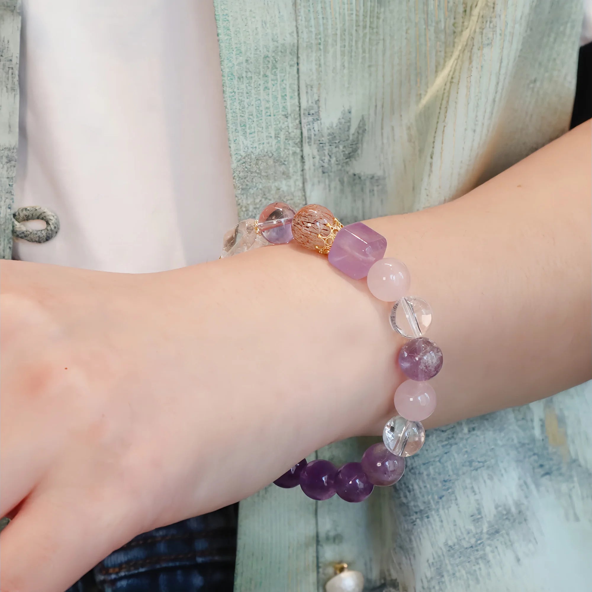 Flower Soul Garden Crystal Bracelet