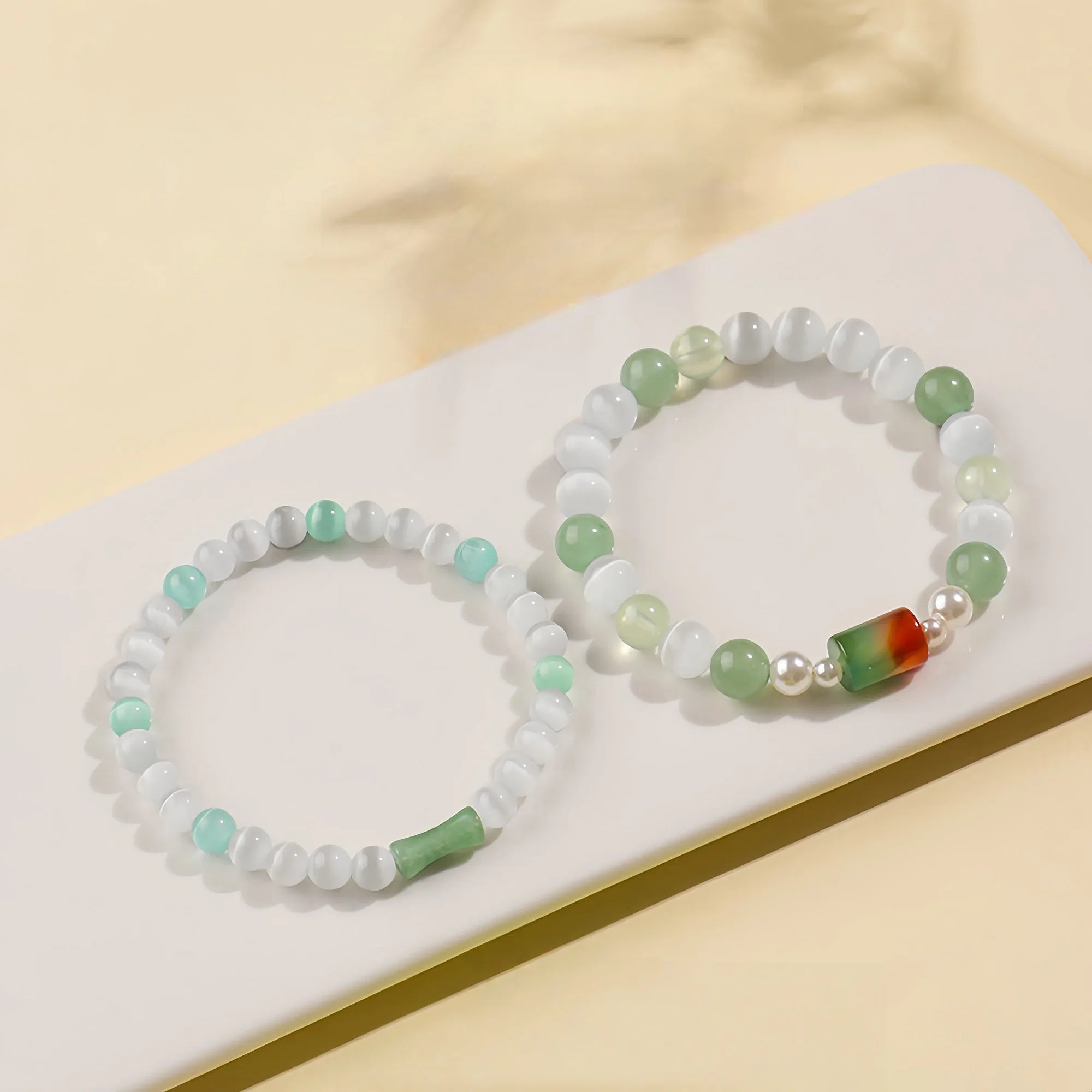 Green Aventurine Waves Bracelet