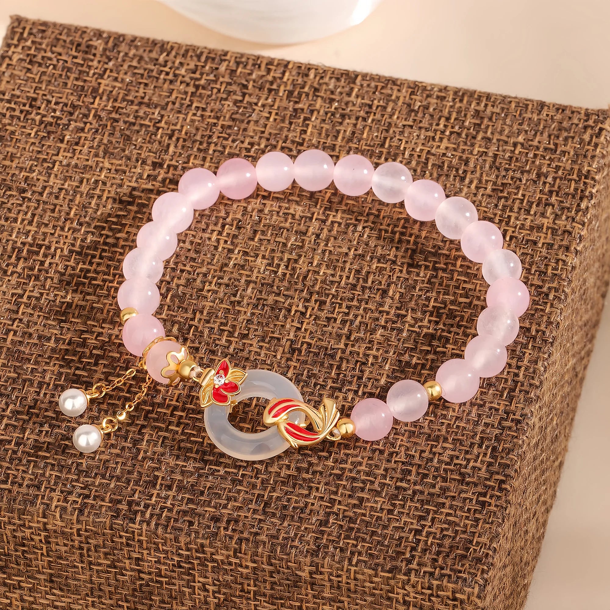 Koi Blossom Resonance Bracelet