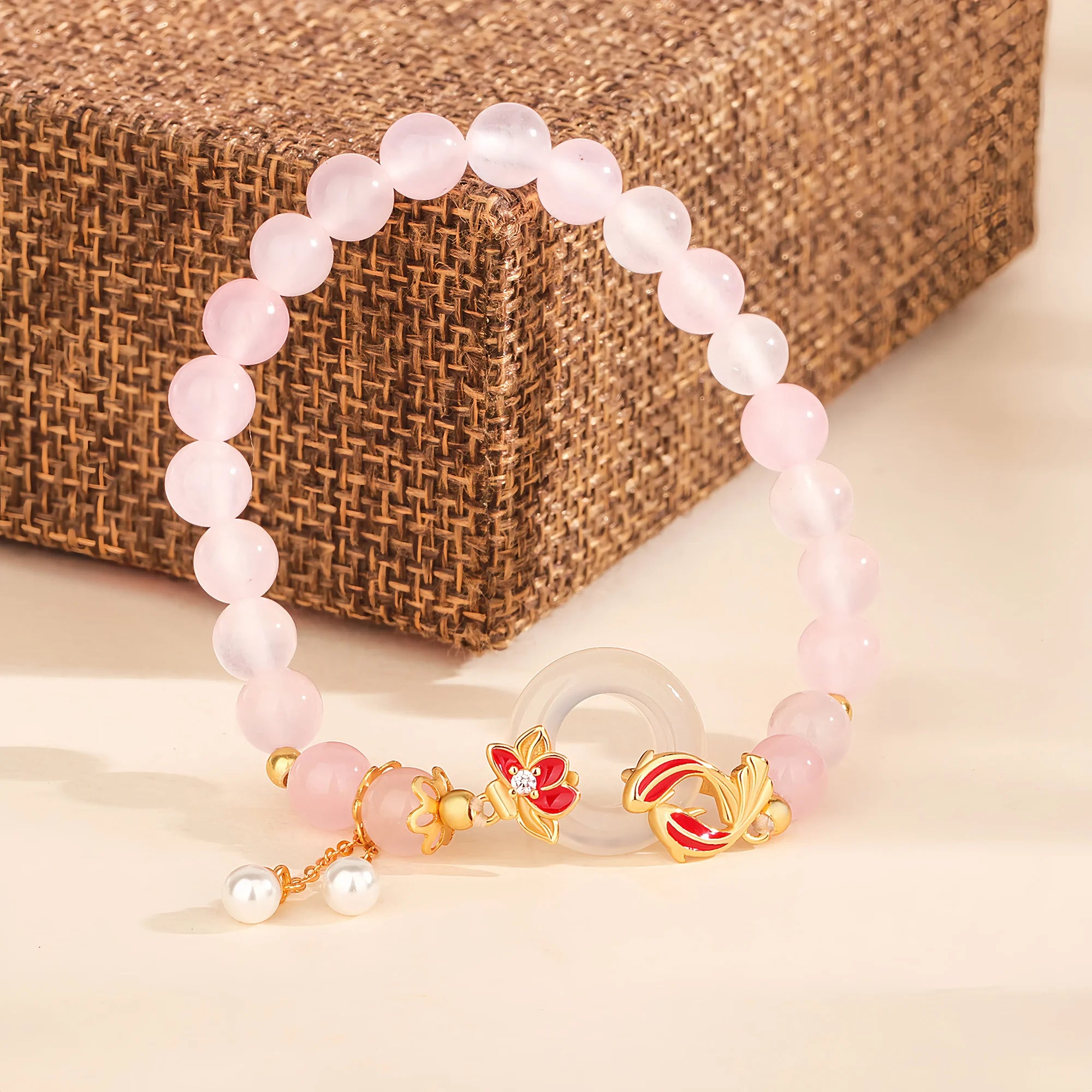 Koi Blossom Resonance Bracelet