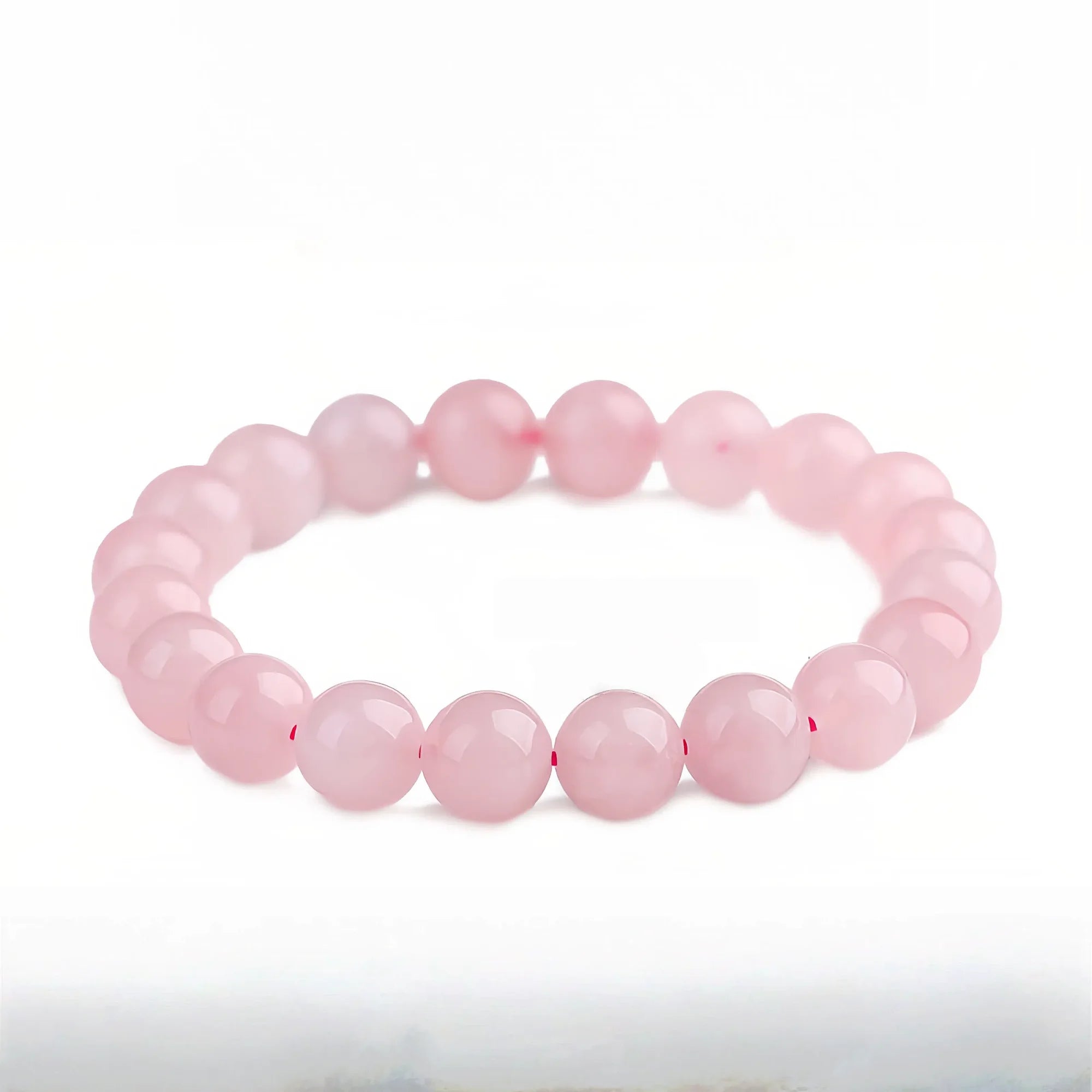 Madagascar Rose Quartz Single-Strand Bracelet