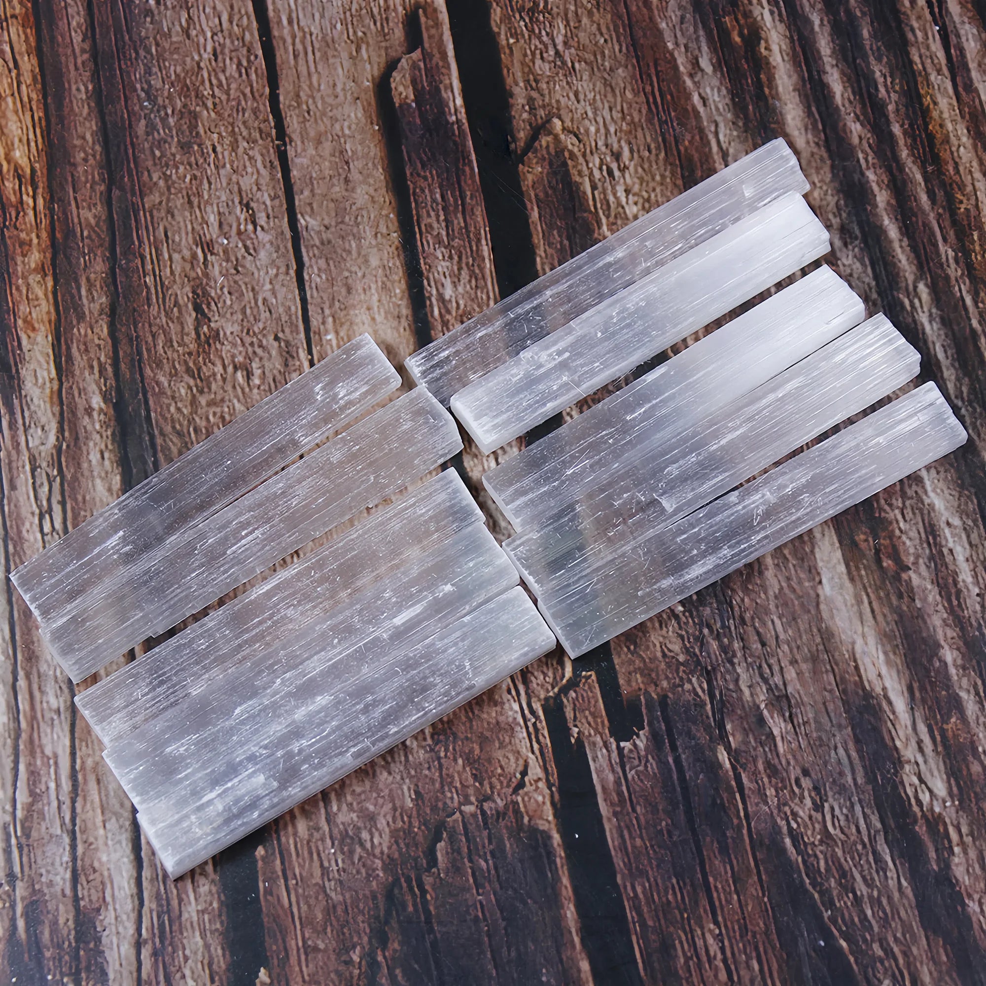 Moroccan Selenite Wand Set
