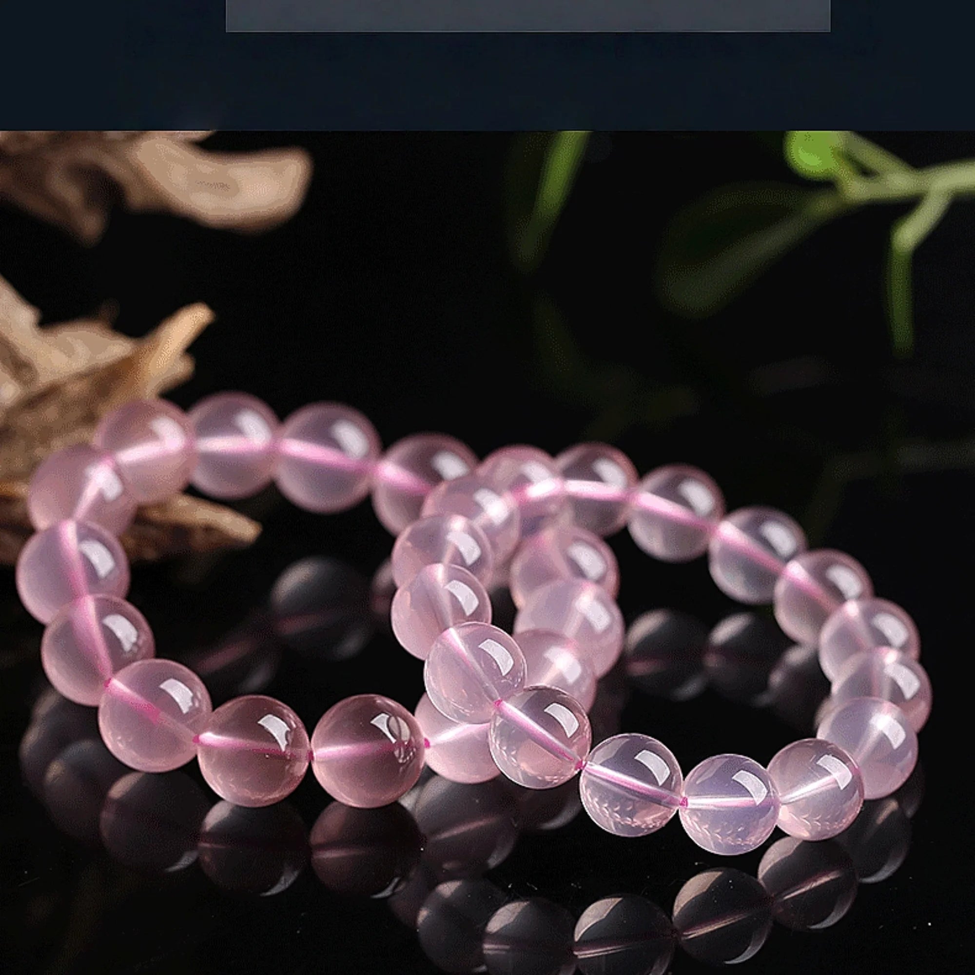 Mozambique Rose Quartz Romance Bracelet