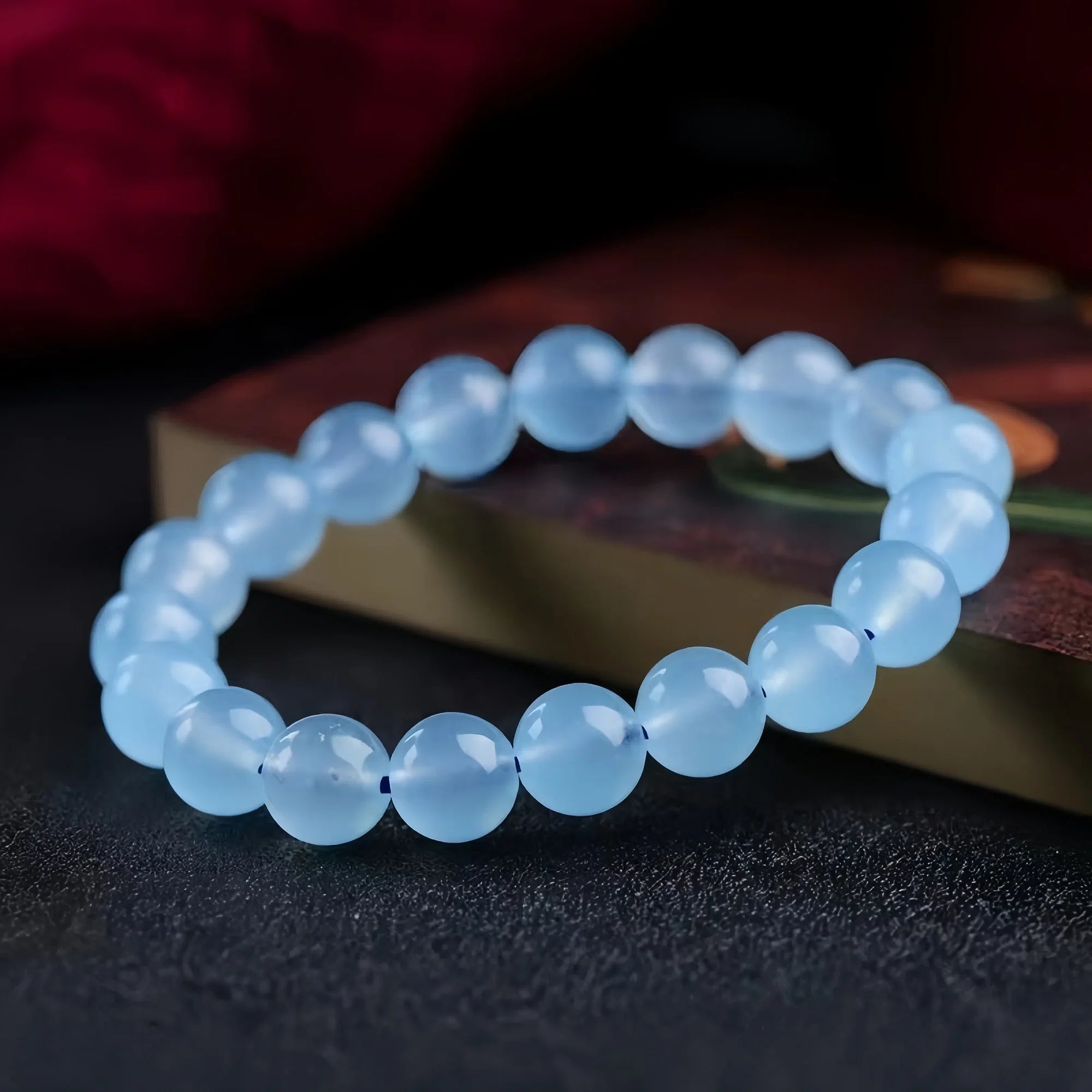 Natural Aquamarine Ocean Breath Bracelet