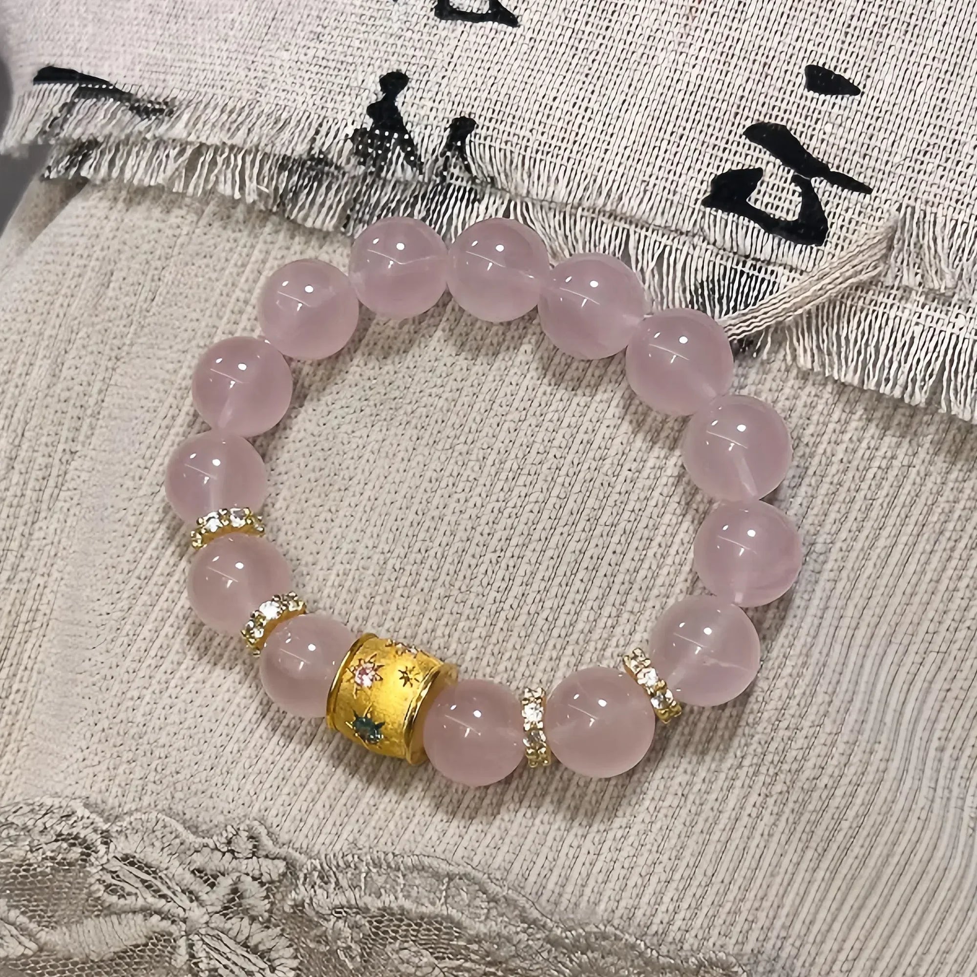 Venus Gate Rose Quartz Bracelet