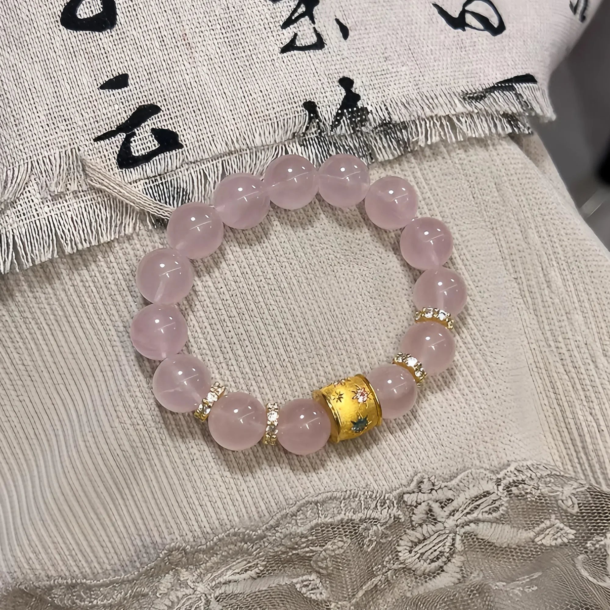 Venus Gate Rose Quartz Bracelet