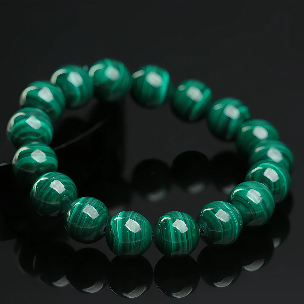 10mm Natural Malachite Bracelet