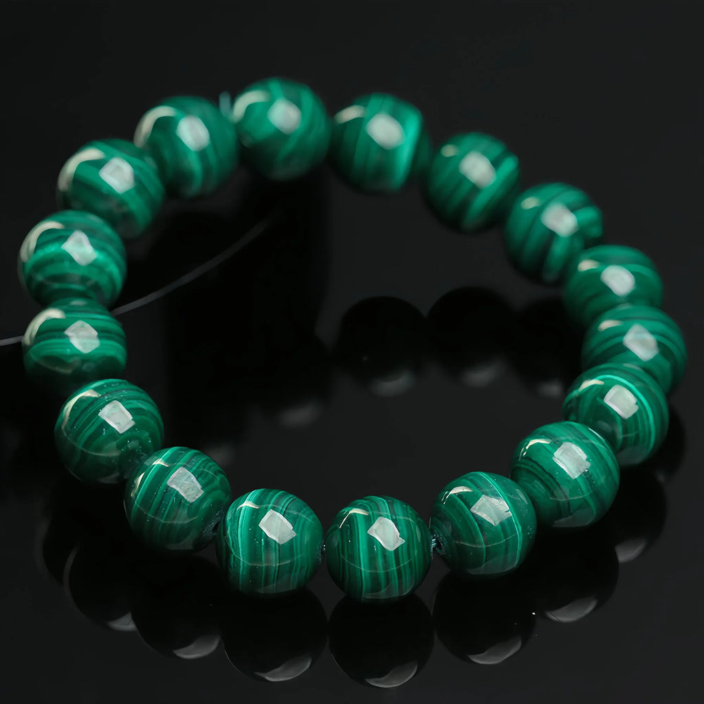 10mm Natural Malachite Bracelet