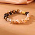 11mm Golden Healer & Tiger Eye Resonance Bracelet