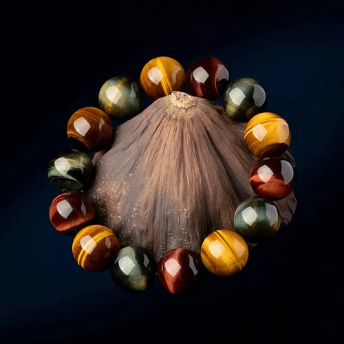 14mm Chroma Tiger Eye Energy Bracelet