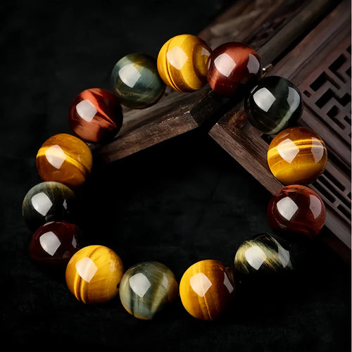 14mm Chroma Tiger Eye Energy Bracelet