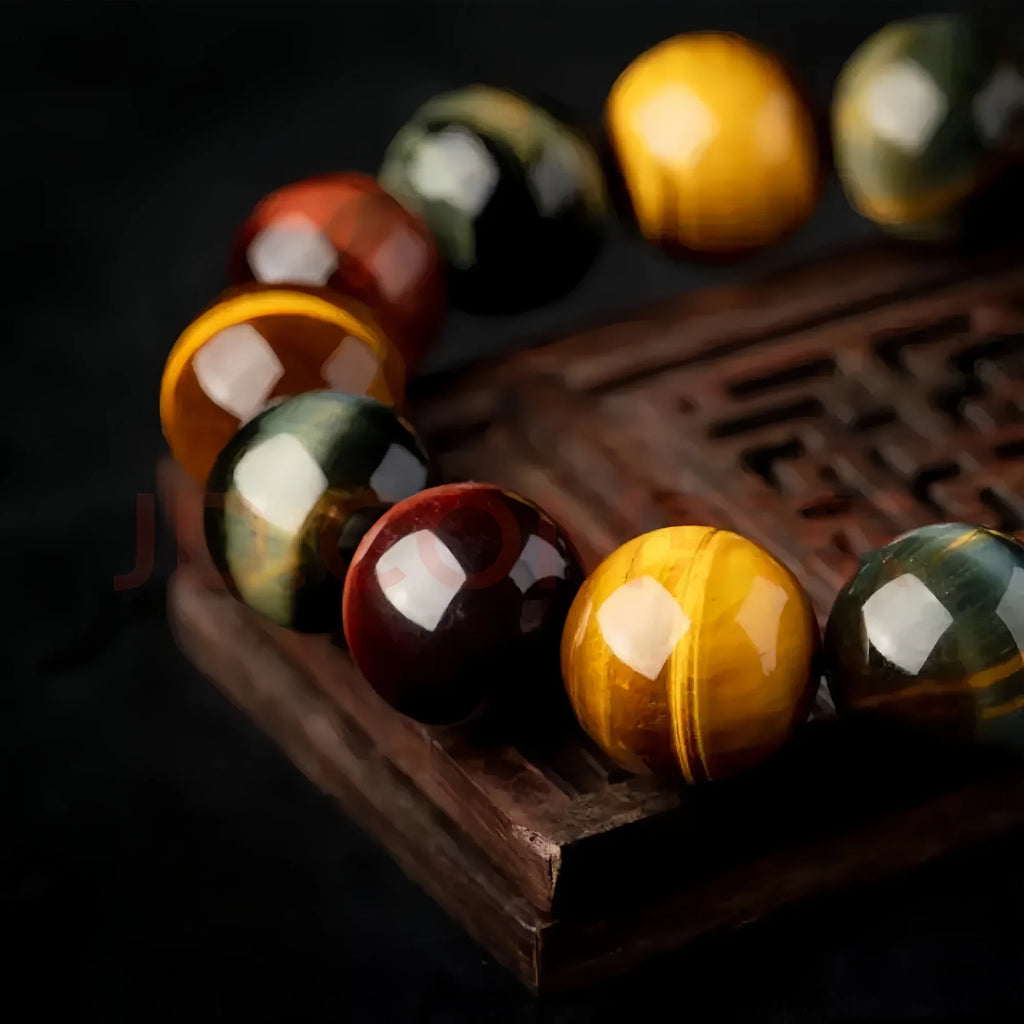 14mm Chroma Tiger Eye Energy Bracelet
