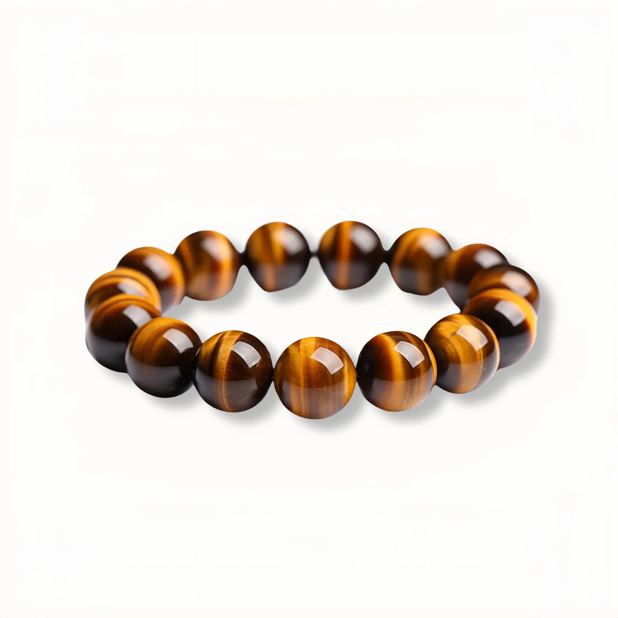 14mm Golden Tiger Eye Bracelet