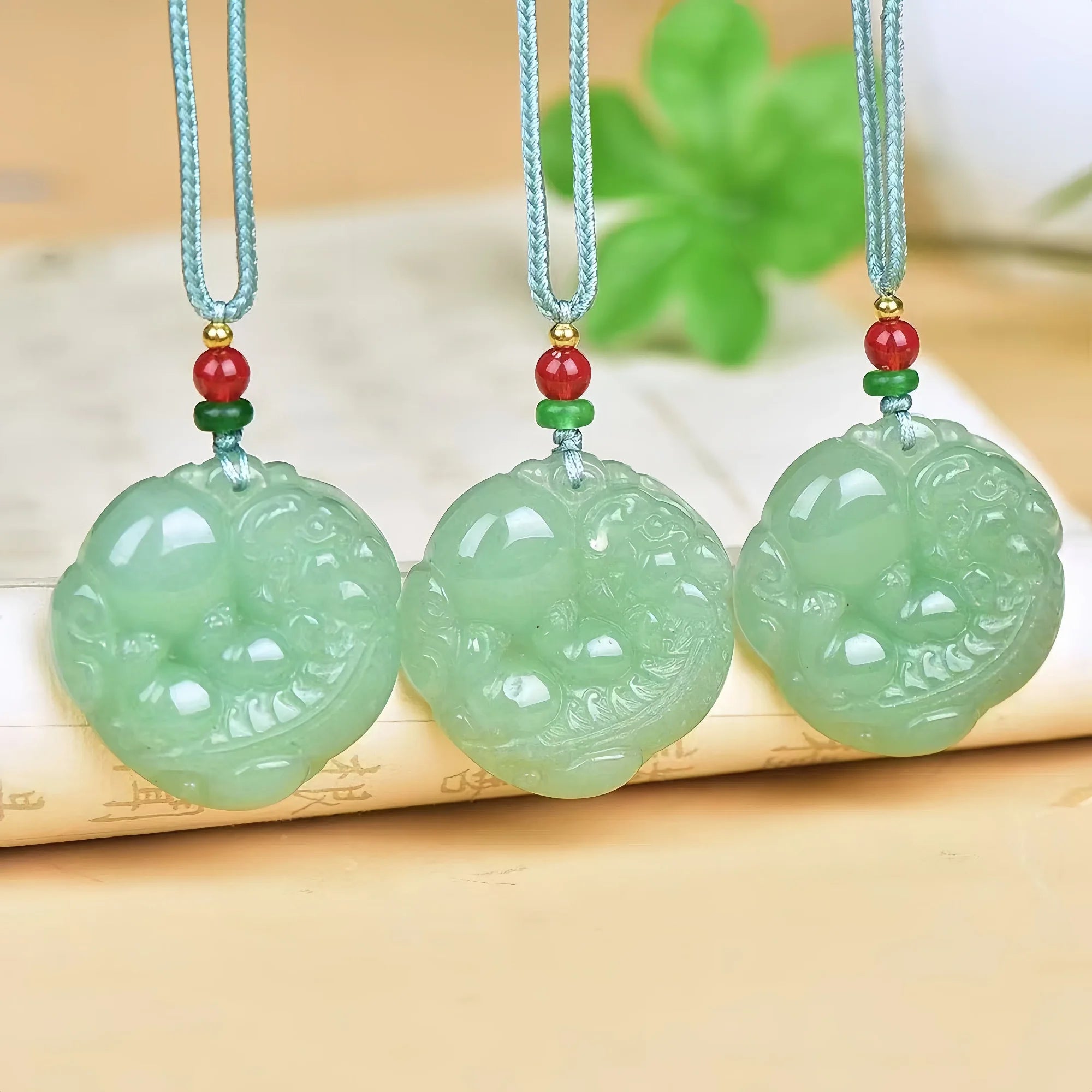 Green Aventurine New Dawn Fortune Guardians Pixiu Pendant
