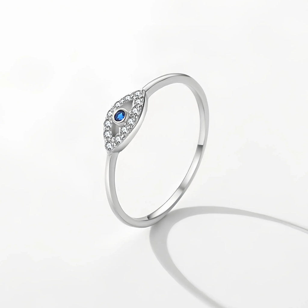 Athena's Moonlit Sentinel Ring
