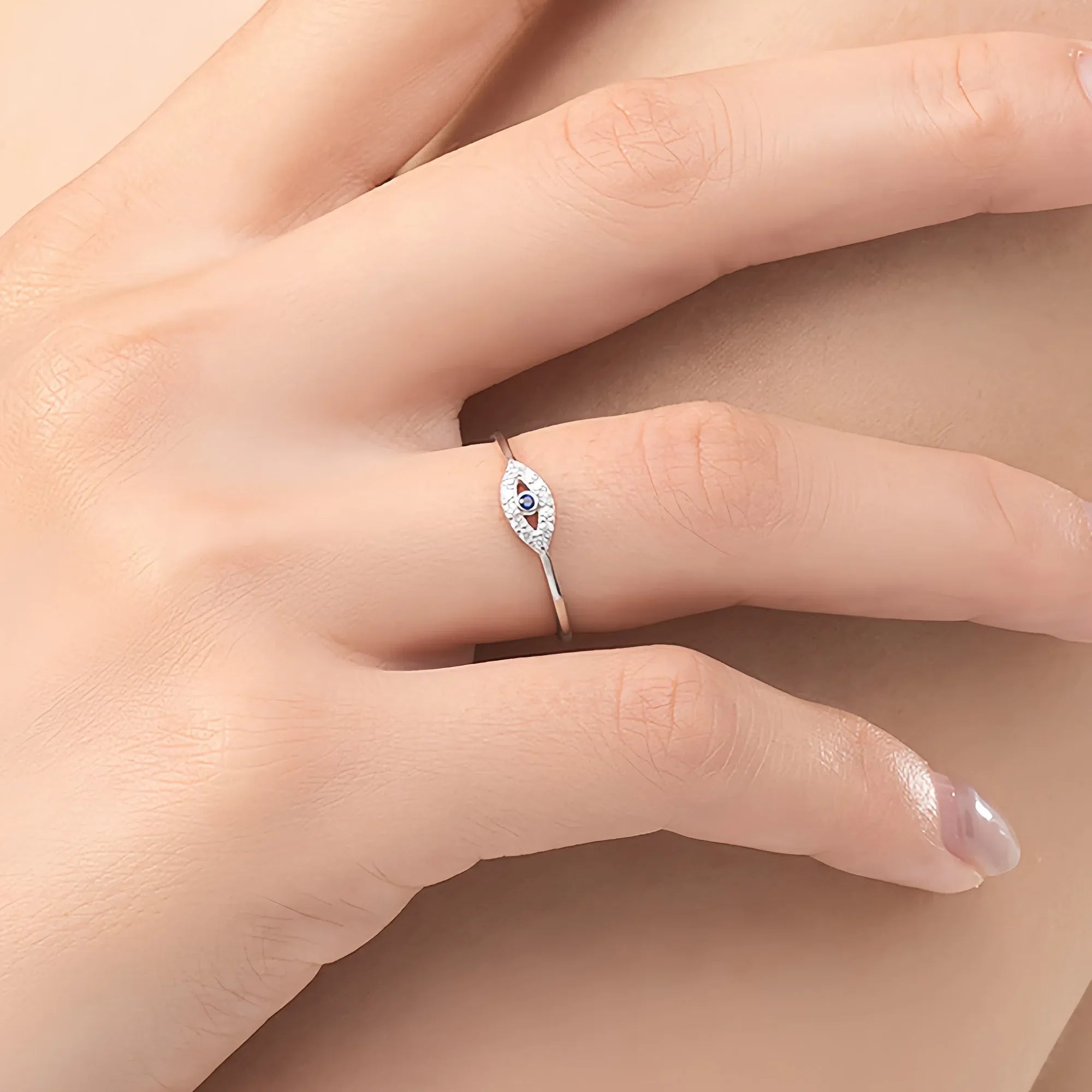 Athena's Moonlit Sentinel Ring