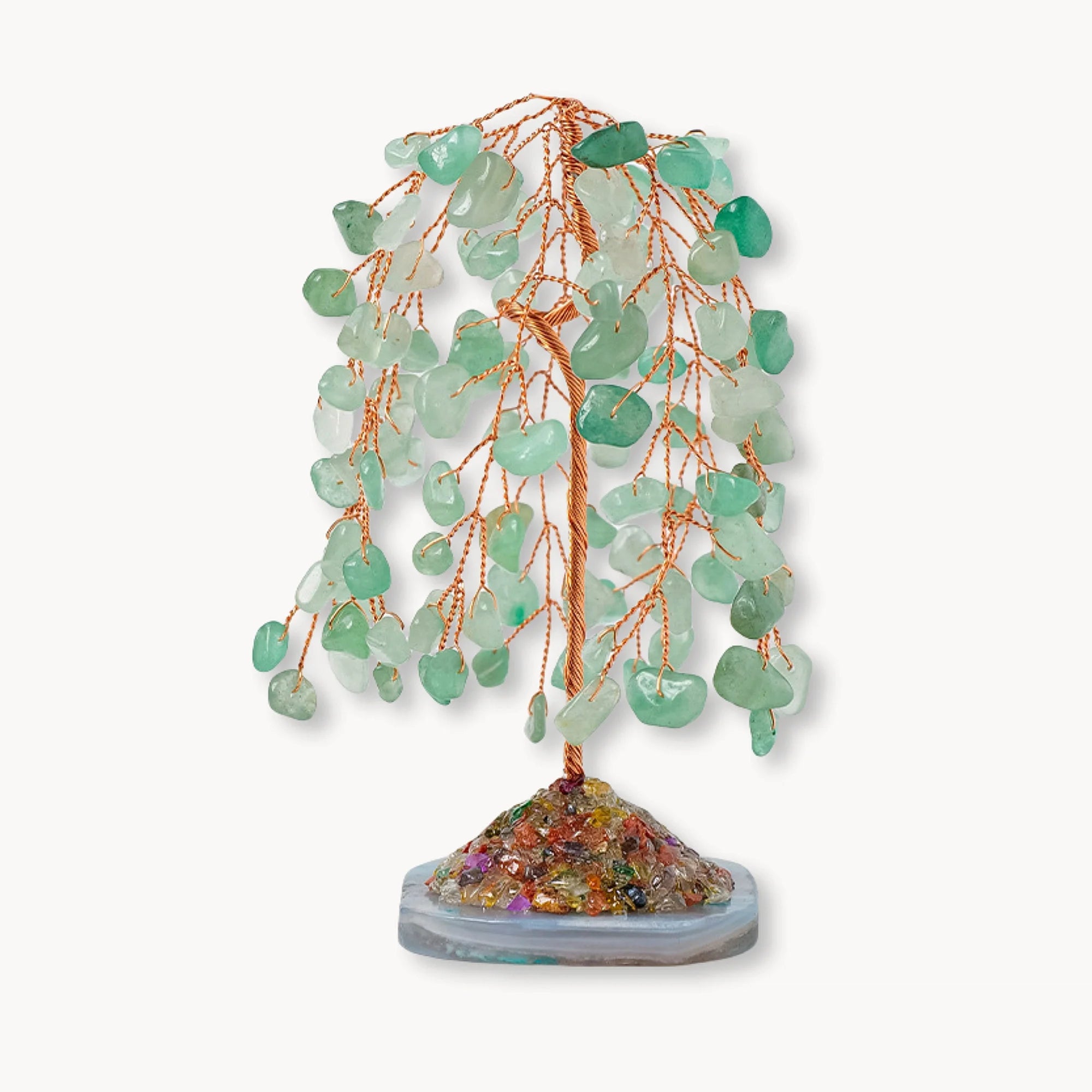 Aventurine Crystal Energy Tree with Mineral Base