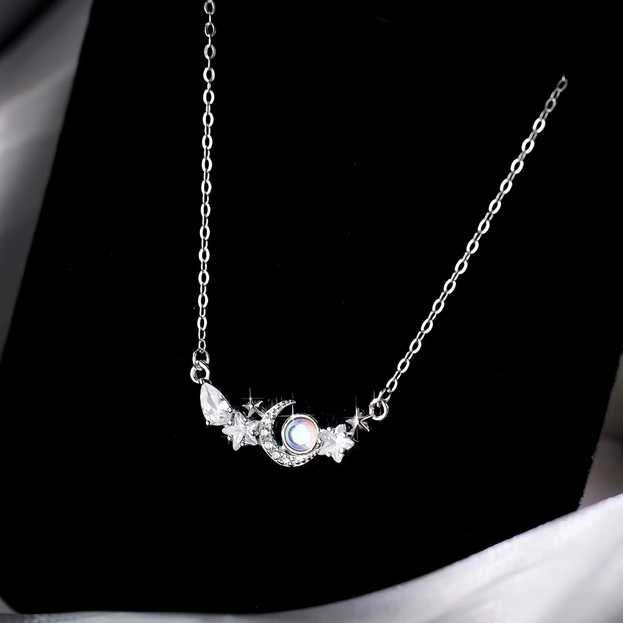 Celestial Moon & Star Necklace