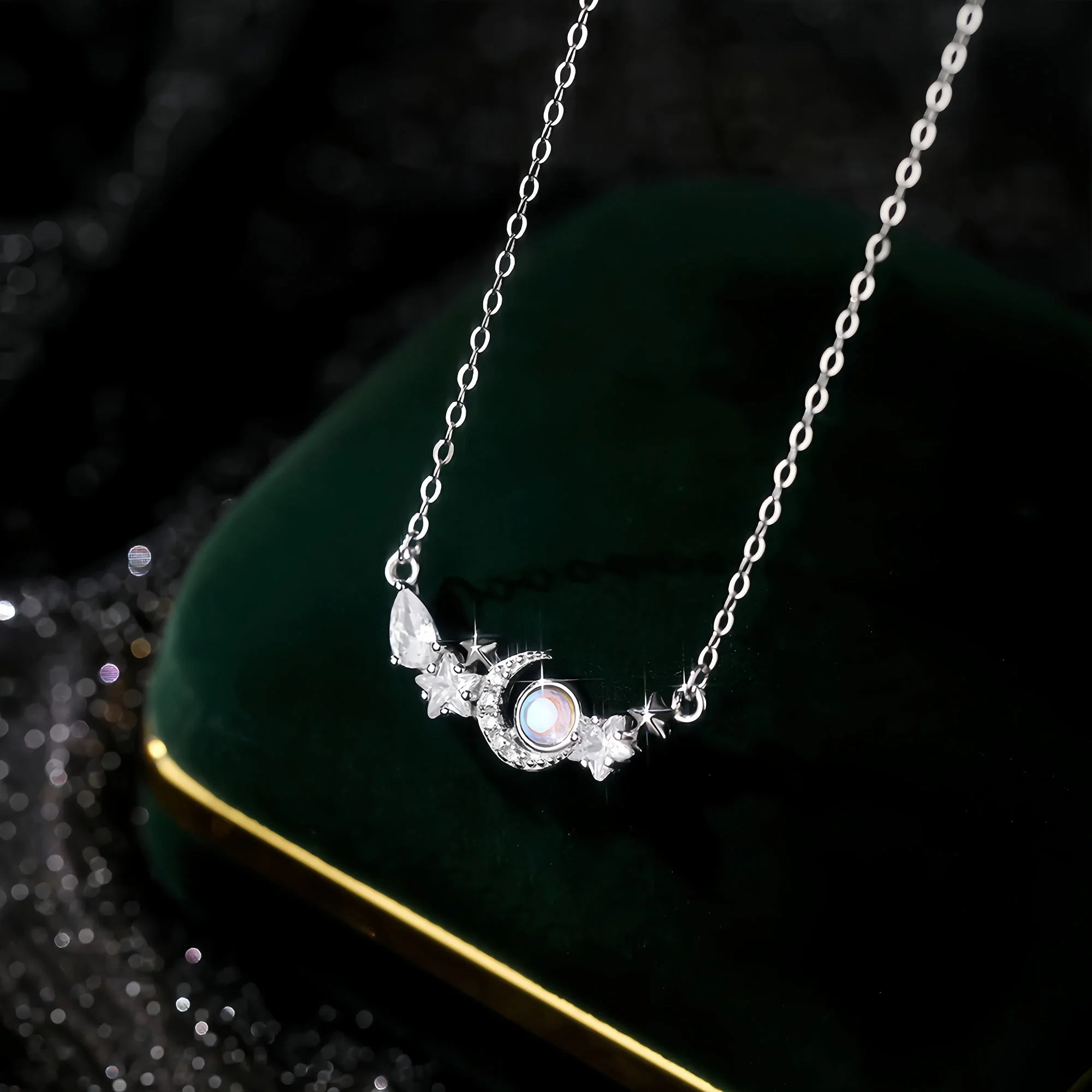 Celestial Moon & Star Necklace