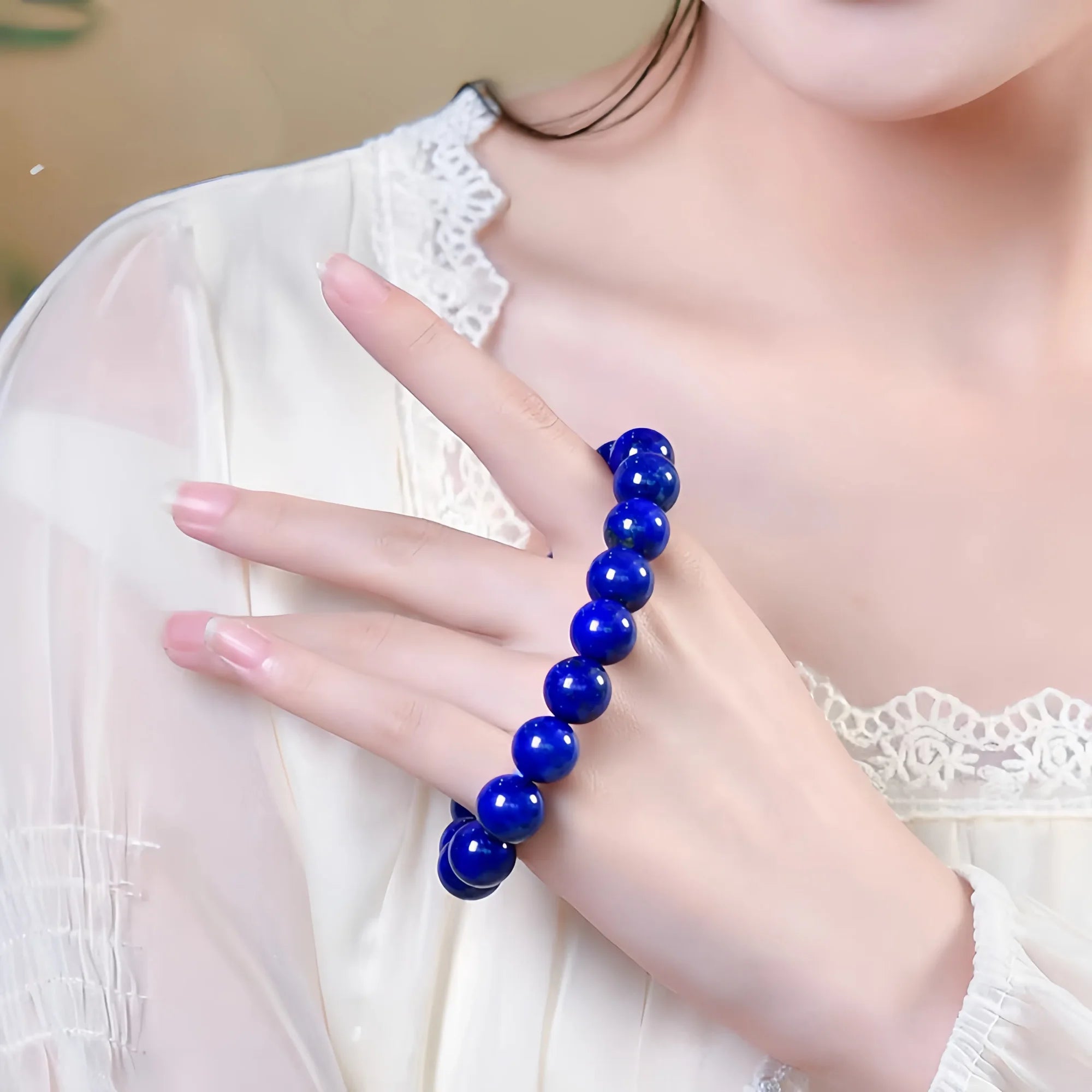 Celestial Wisdom Lapis Lazuli Bracelet