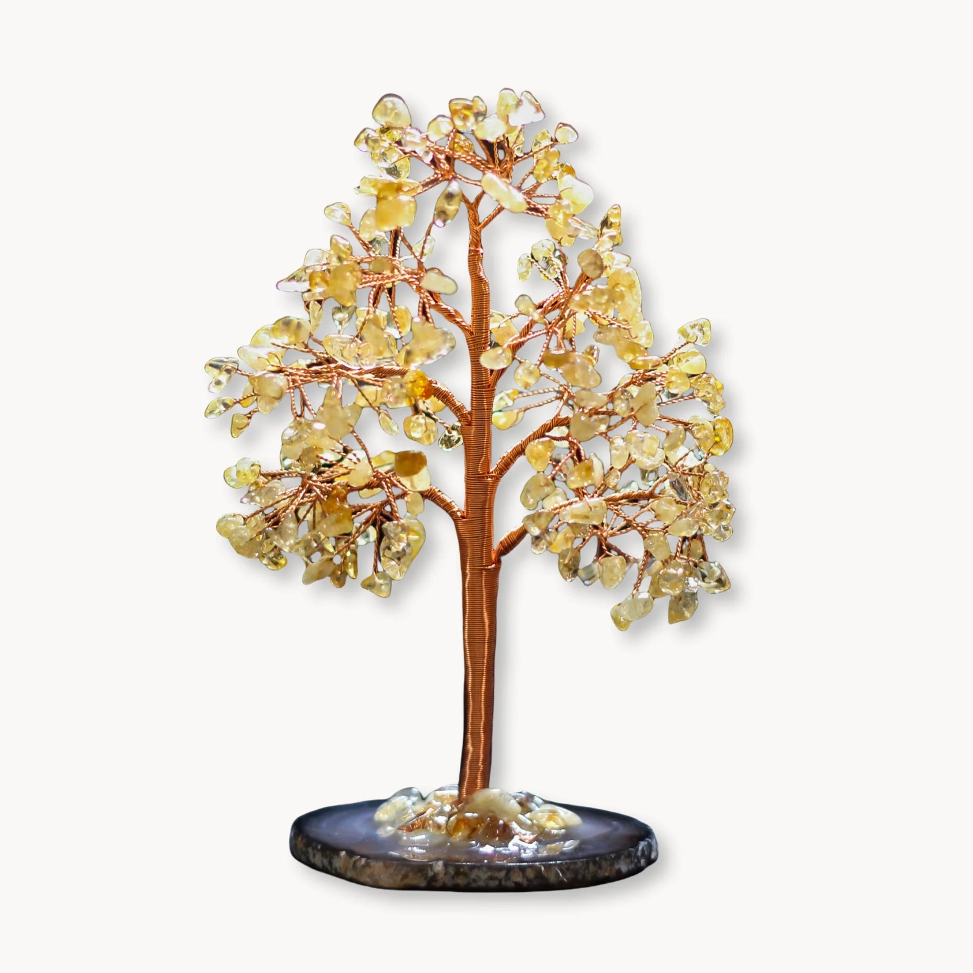 Citrine Crystal Abundance Energy Tree