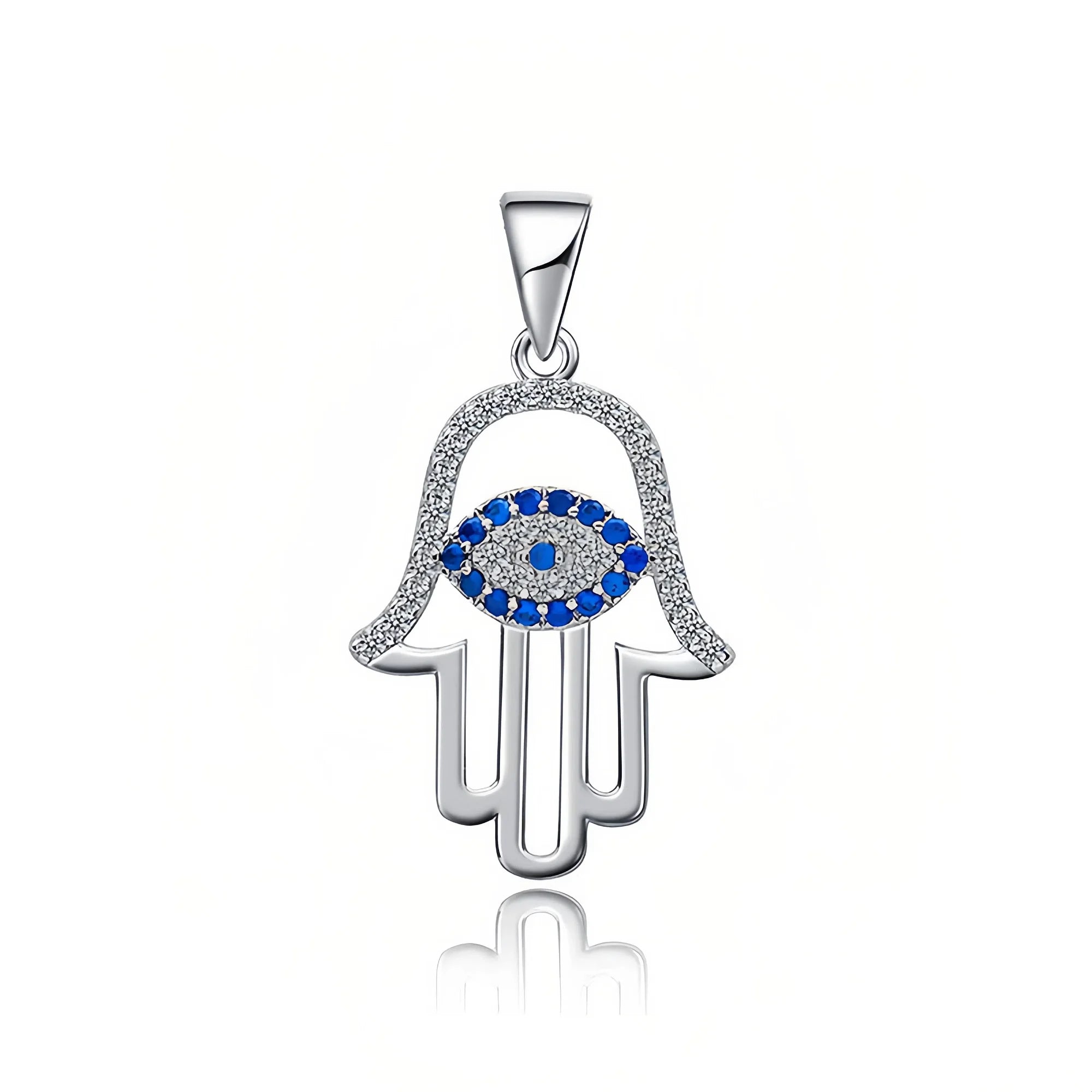 Dual Guardian Hamsa Necklace
