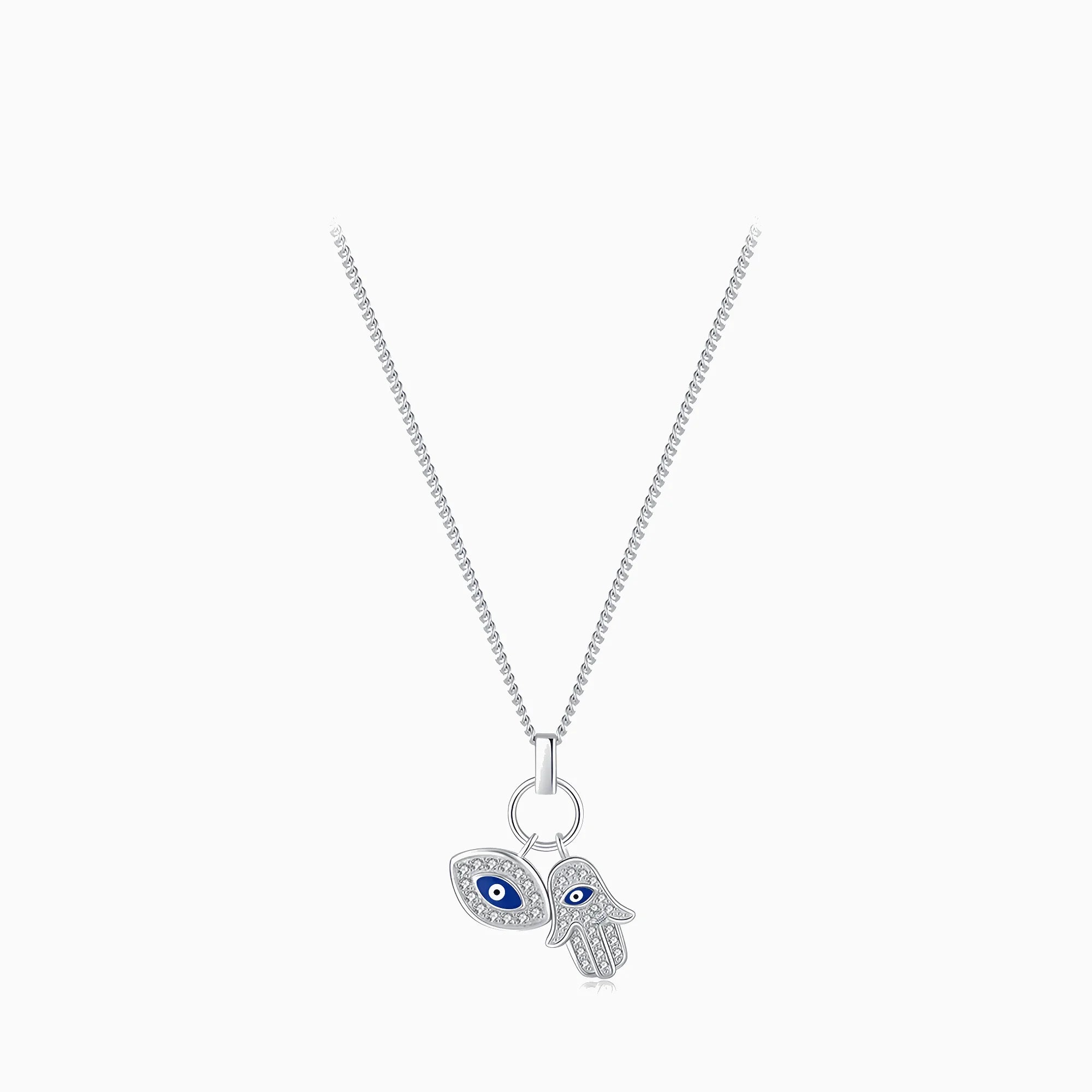 Evil Eye & Hamsa Hand Covenant Necklace