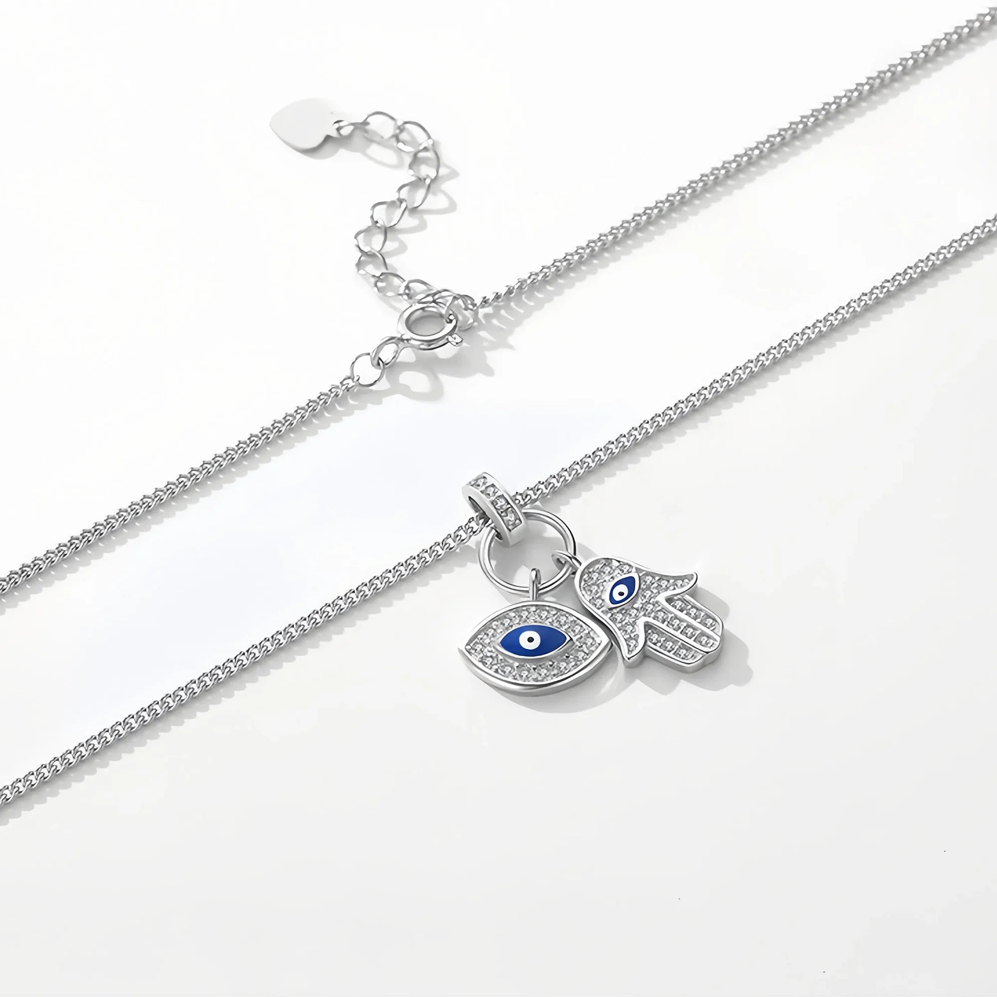 Evil Eye & Hamsa Hand Covenant Necklace
