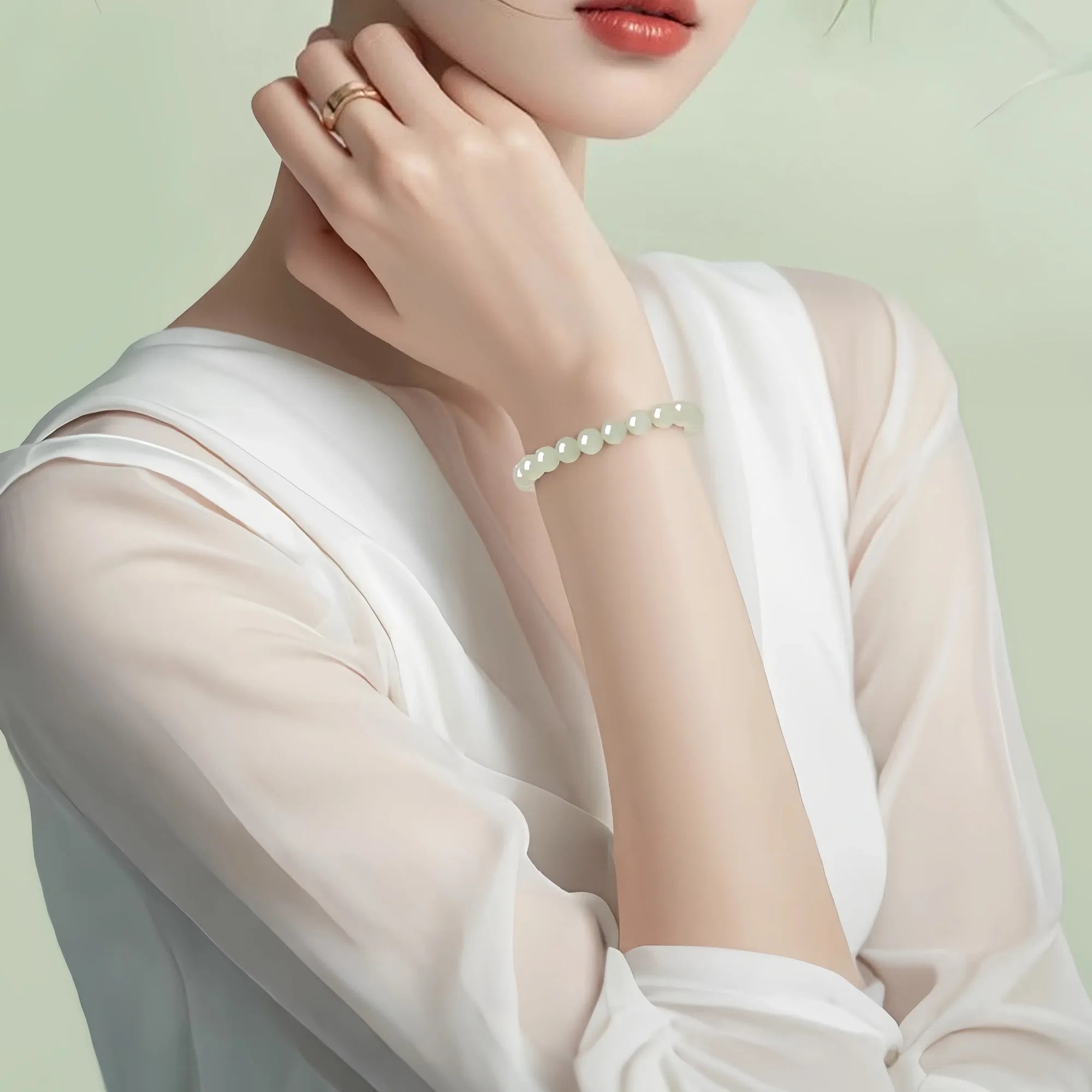 Harmony Hetian Jade Bracelet