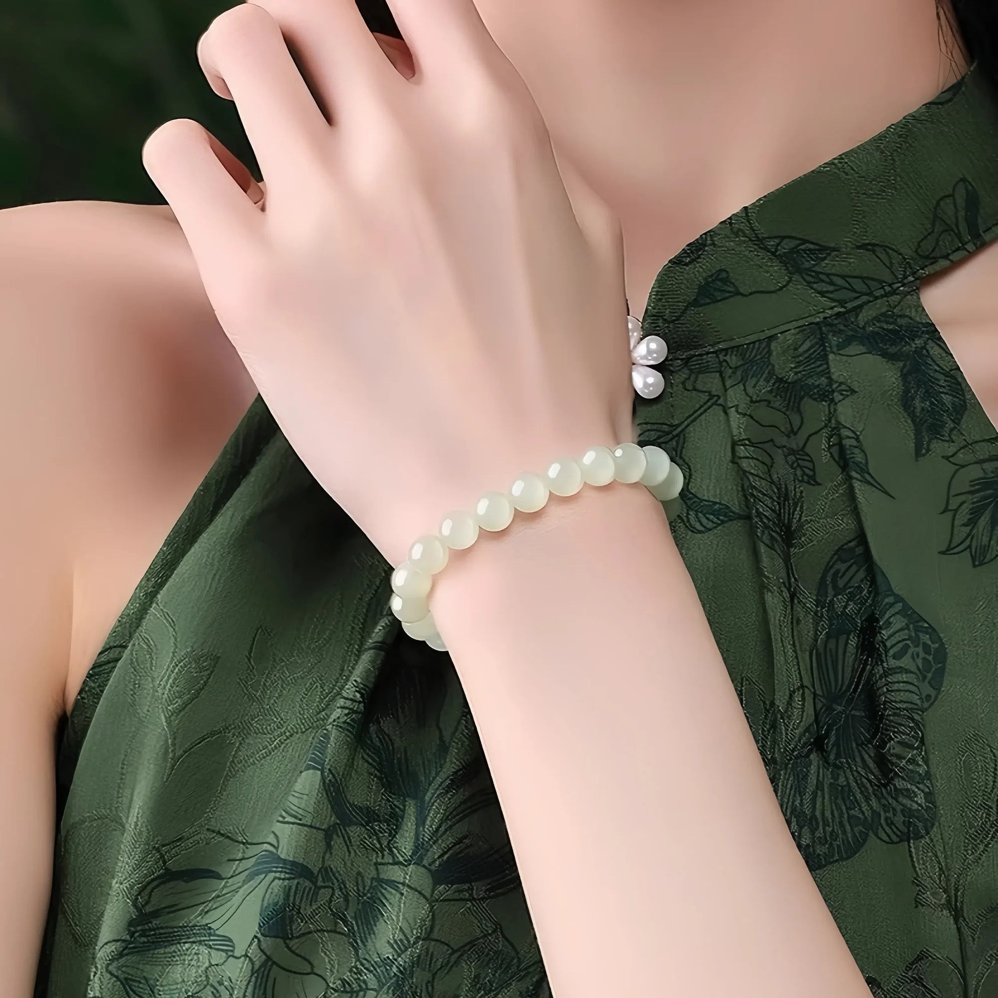 Harmony Hetian Jade Bracelet