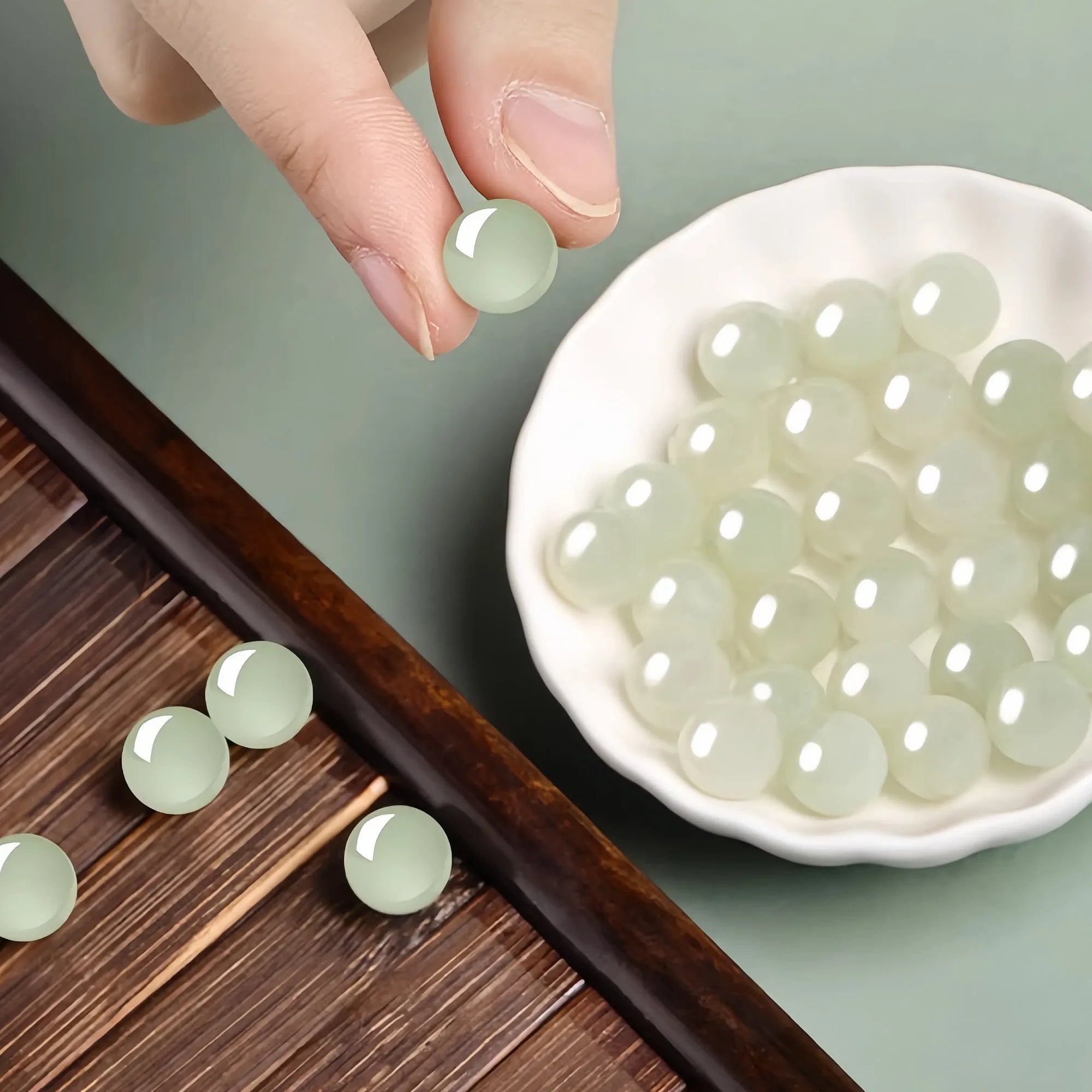 Harmony Hetian Jade Bracelet