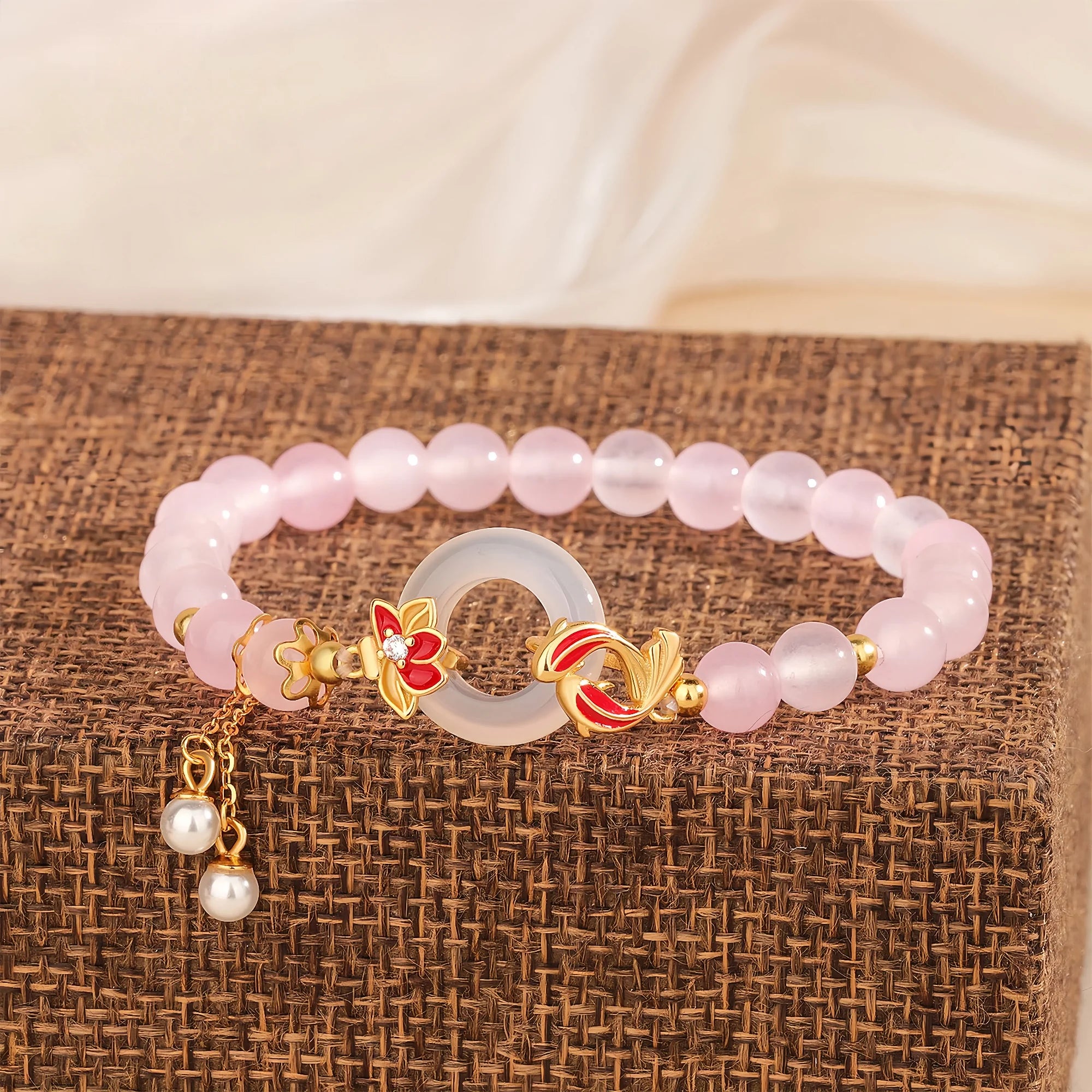 Koi Blossom Resonance Bracelet