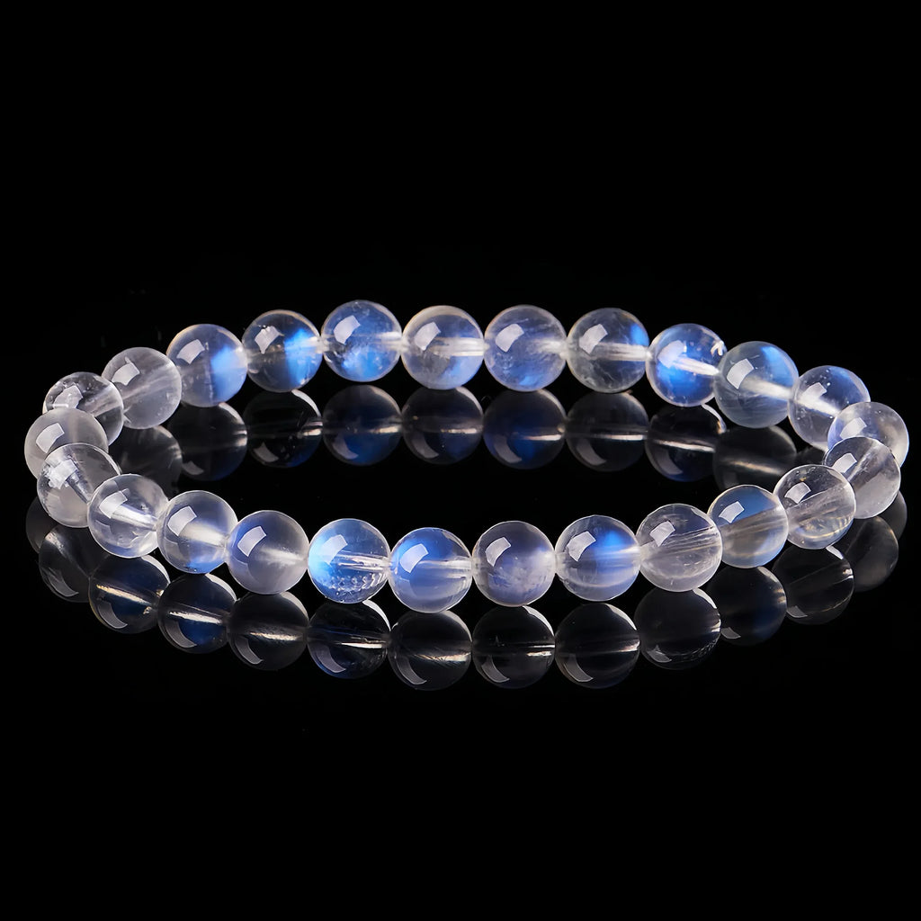 Luna Blue Moonstone Double Strand Bracelet