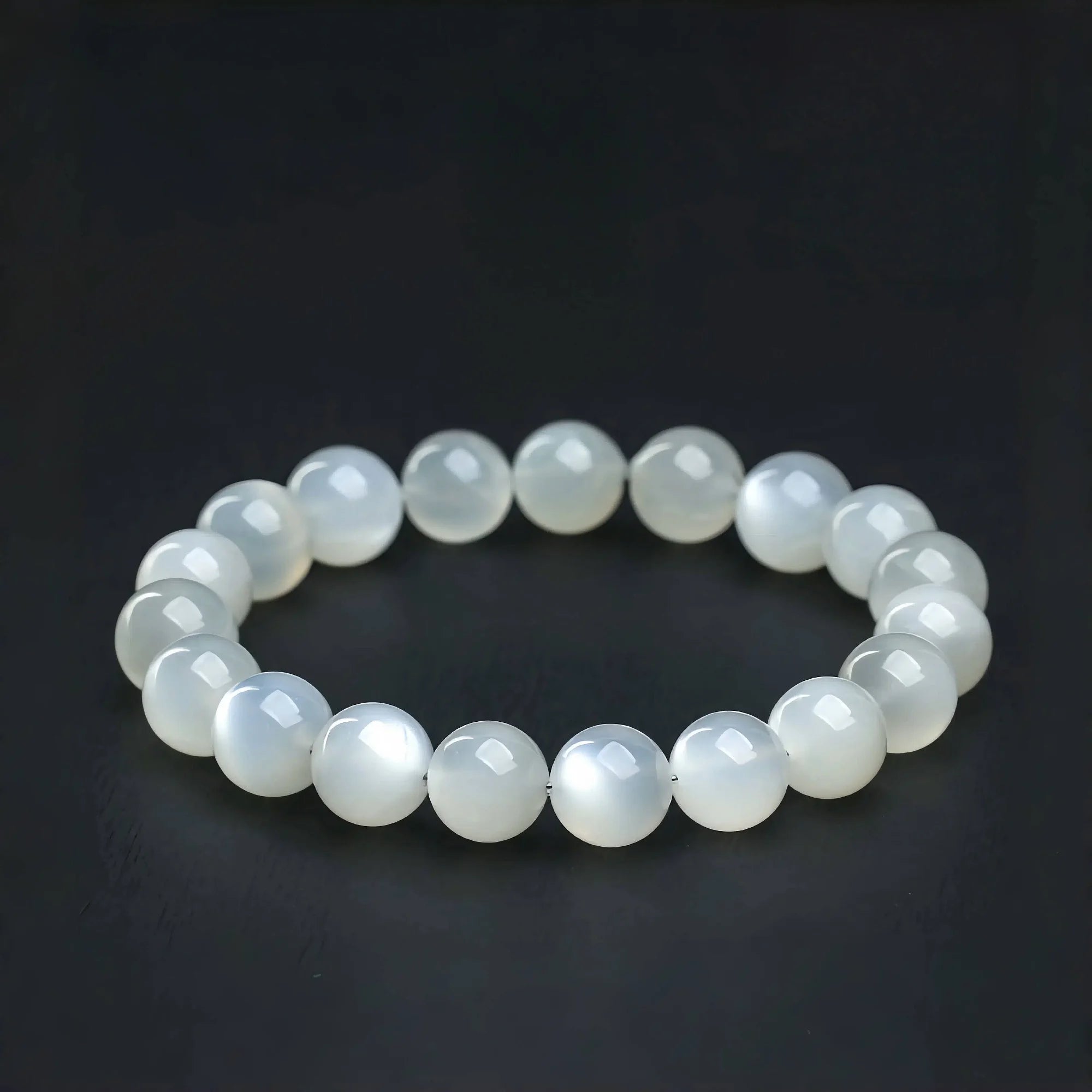 Luna White Moonstone Bracelet