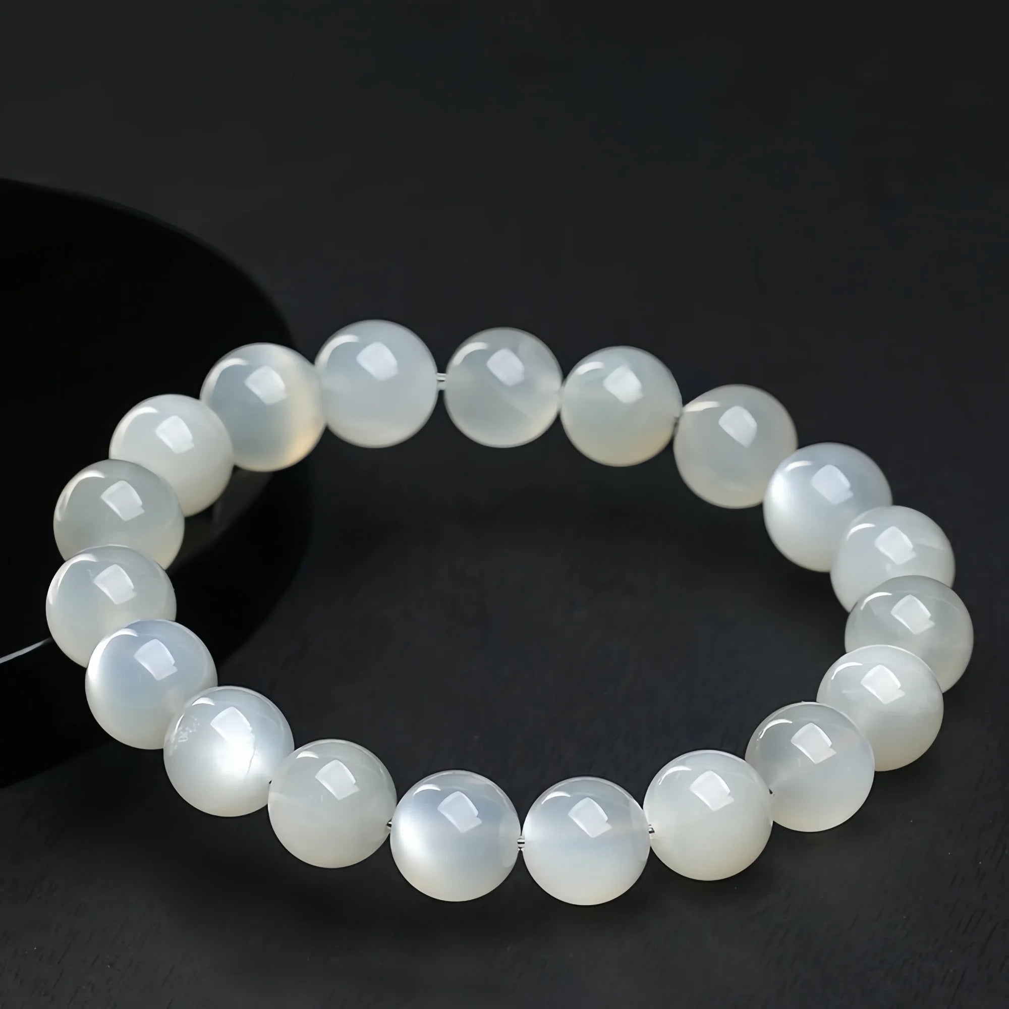 Luna White Moonstone Bracelet