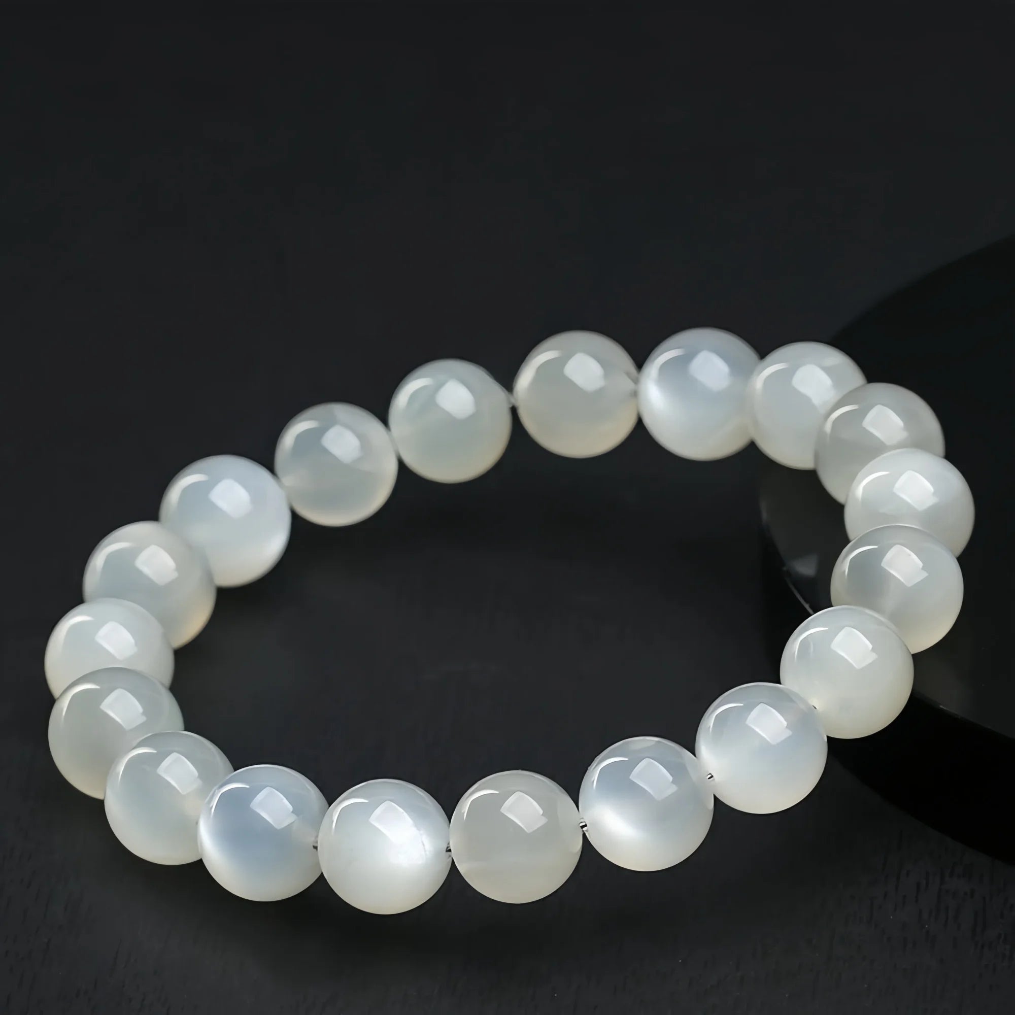 Luna White Moonstone Bracelet
