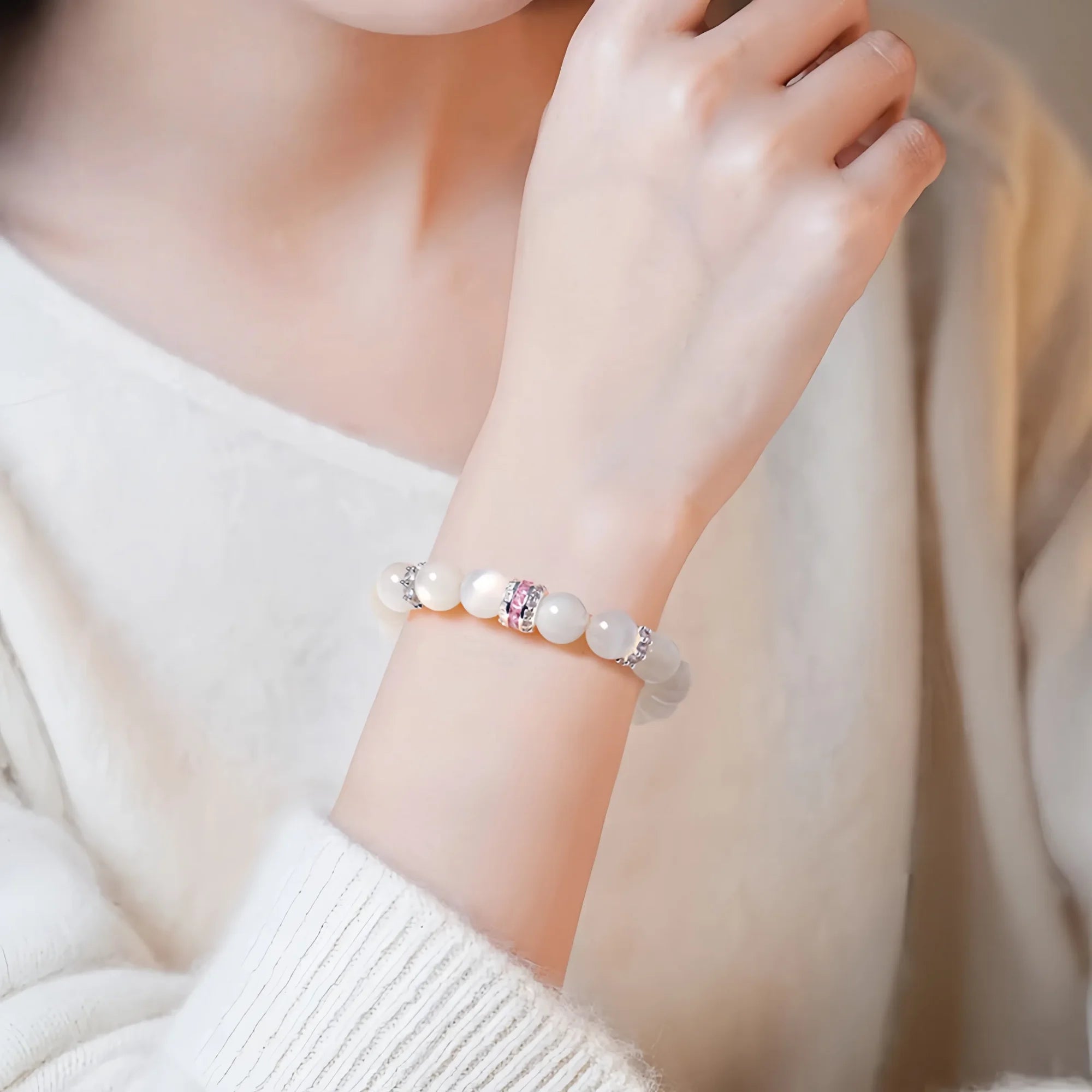 Lunar Abundance Moonstone Bracelet