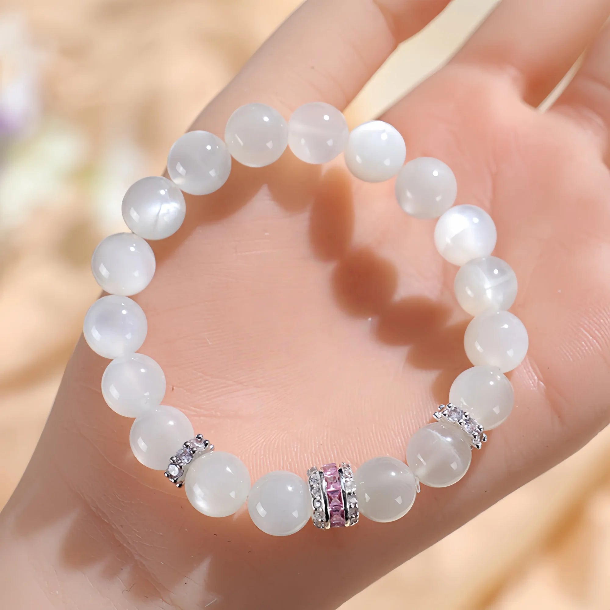 Lunar Abundance Moonstone Bracelet