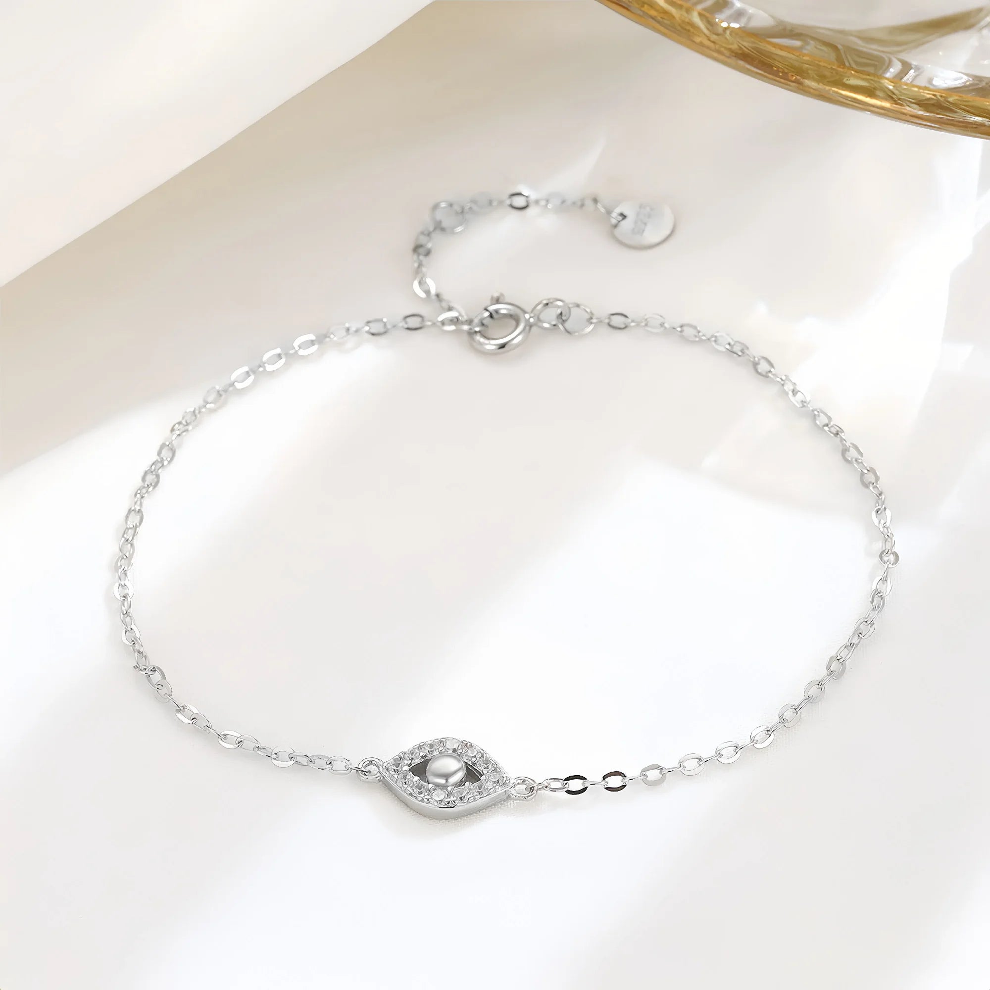 Lunar Pearl Evil Eye Sentinel Bracelet