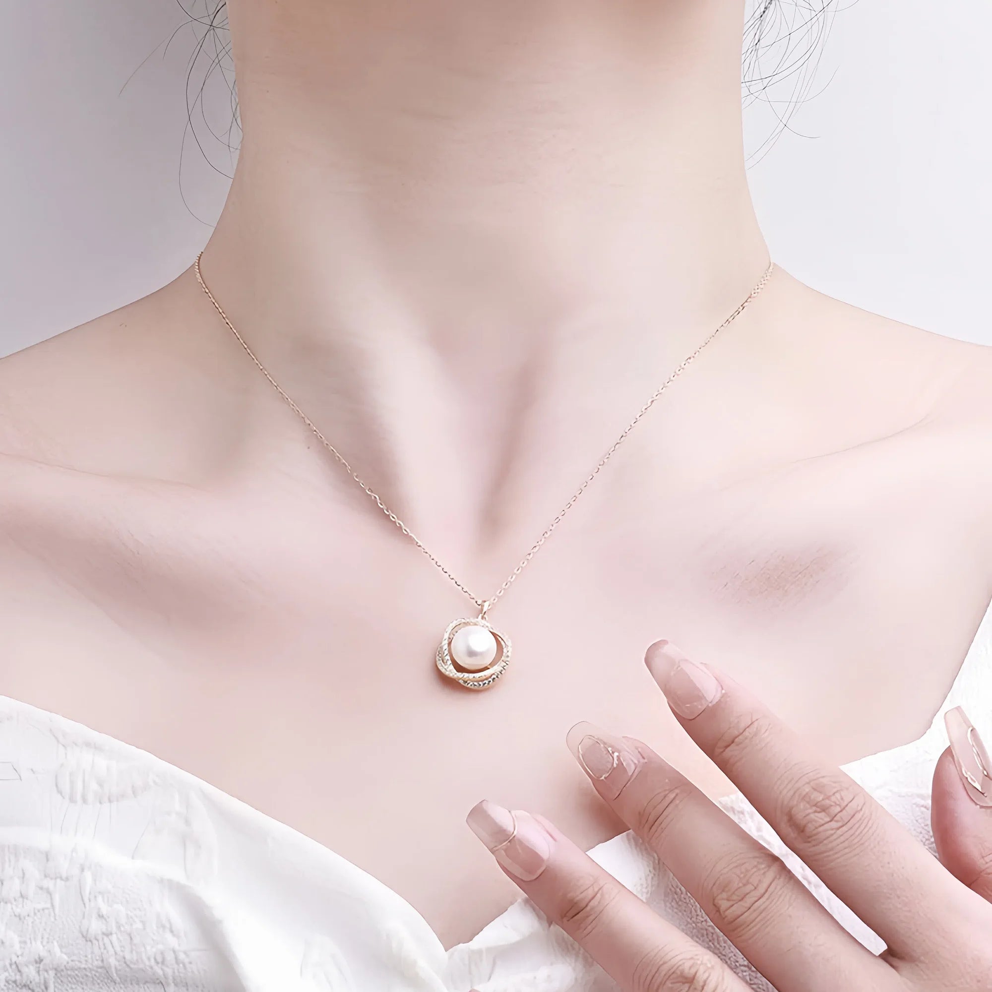 Lunar Pearl Harmony Necklace