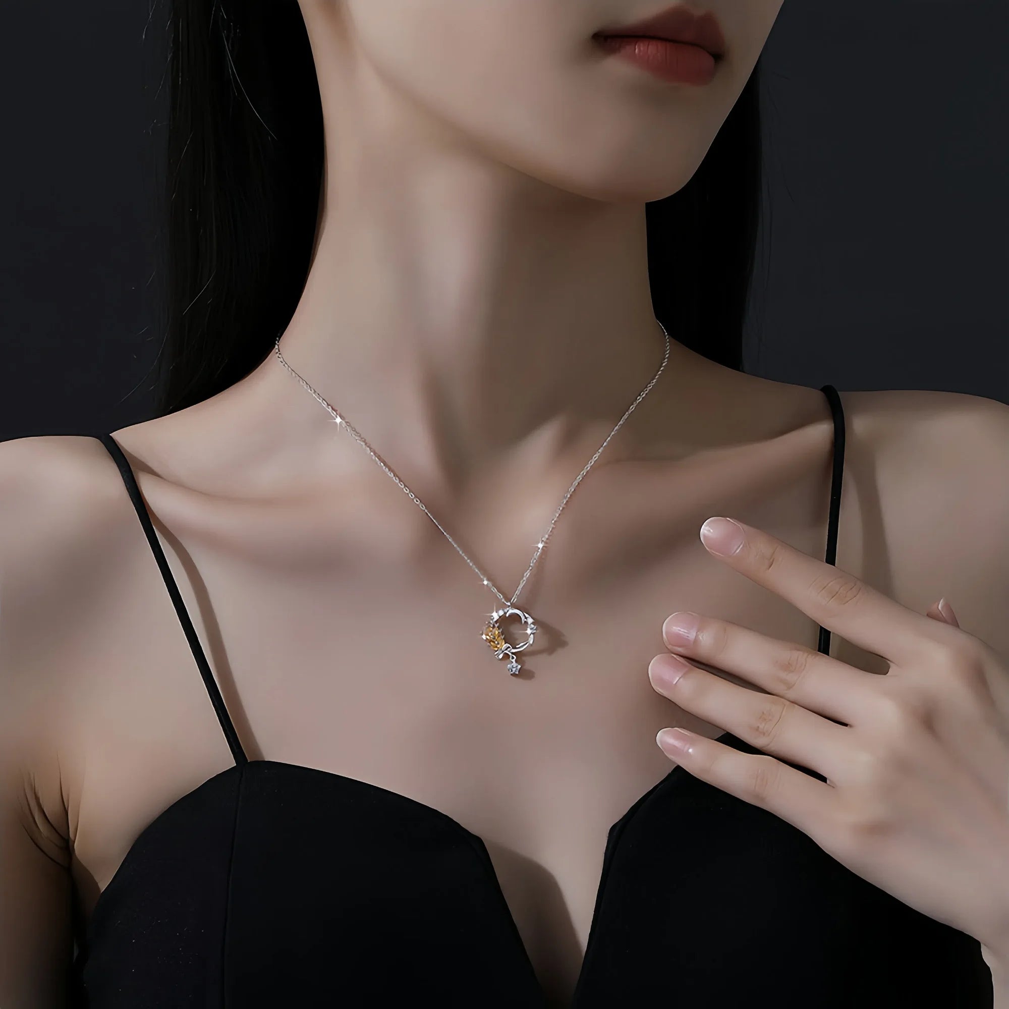 Lunar Wheat Field Necklace