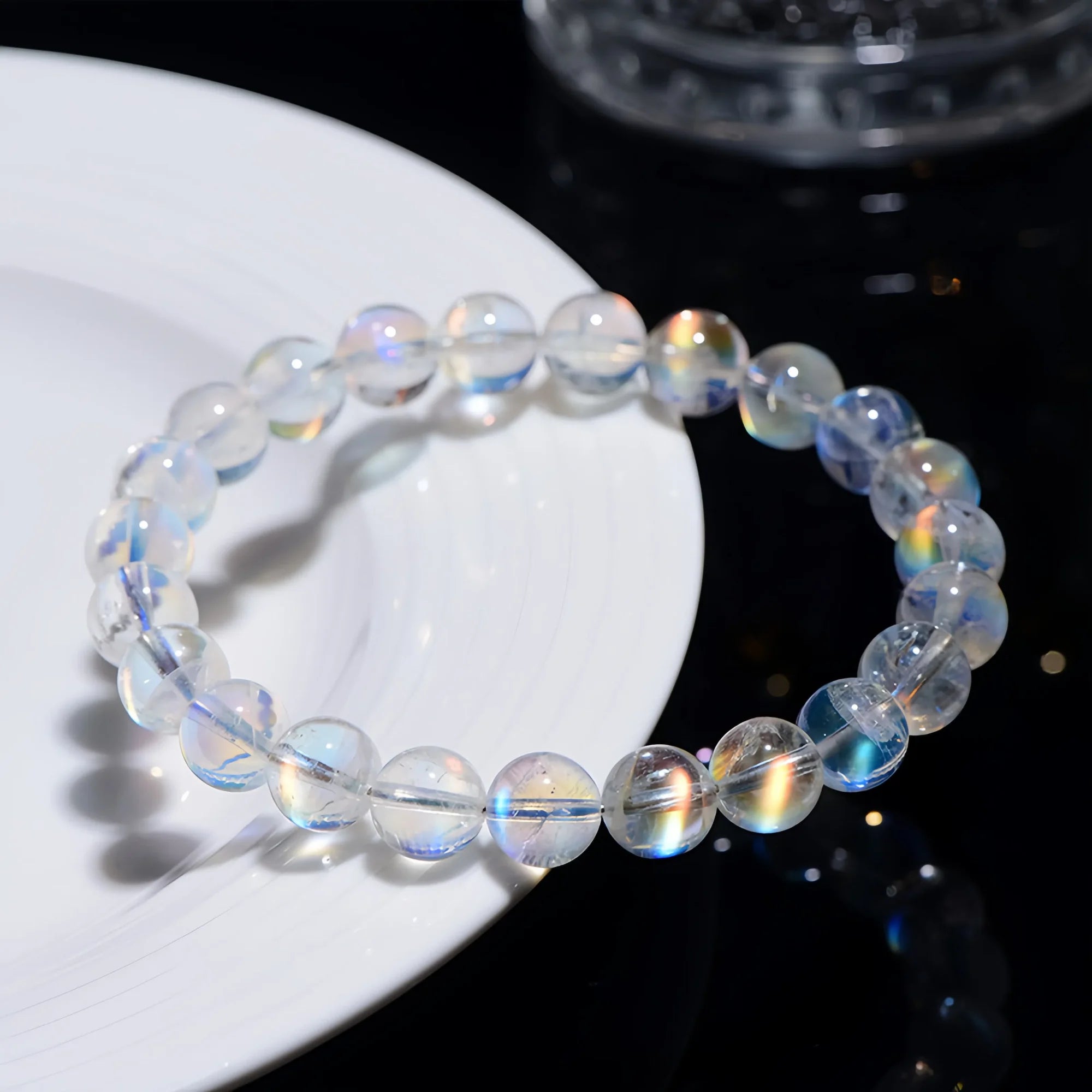 Madagascar Rainbow Moonstone Bracelet