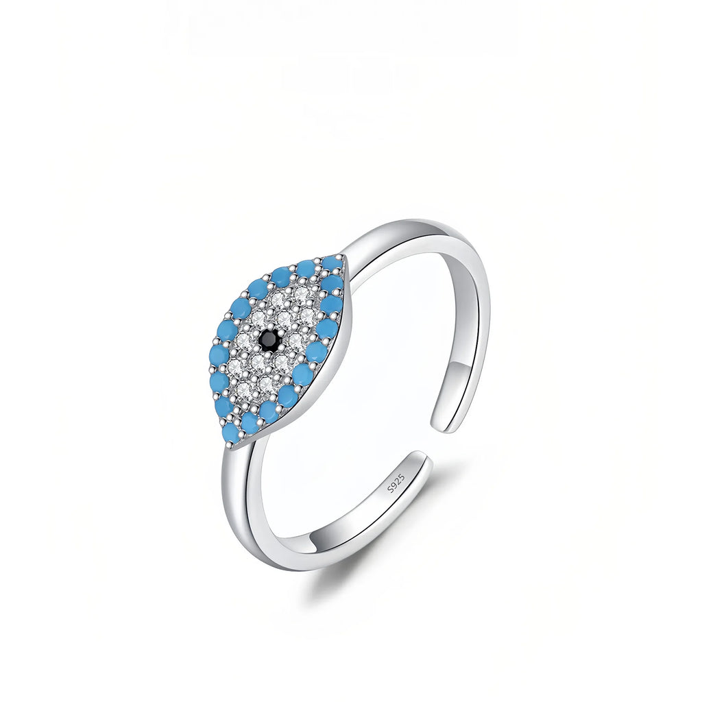 Sacred Evil Eye Turquoise Guardian Ring