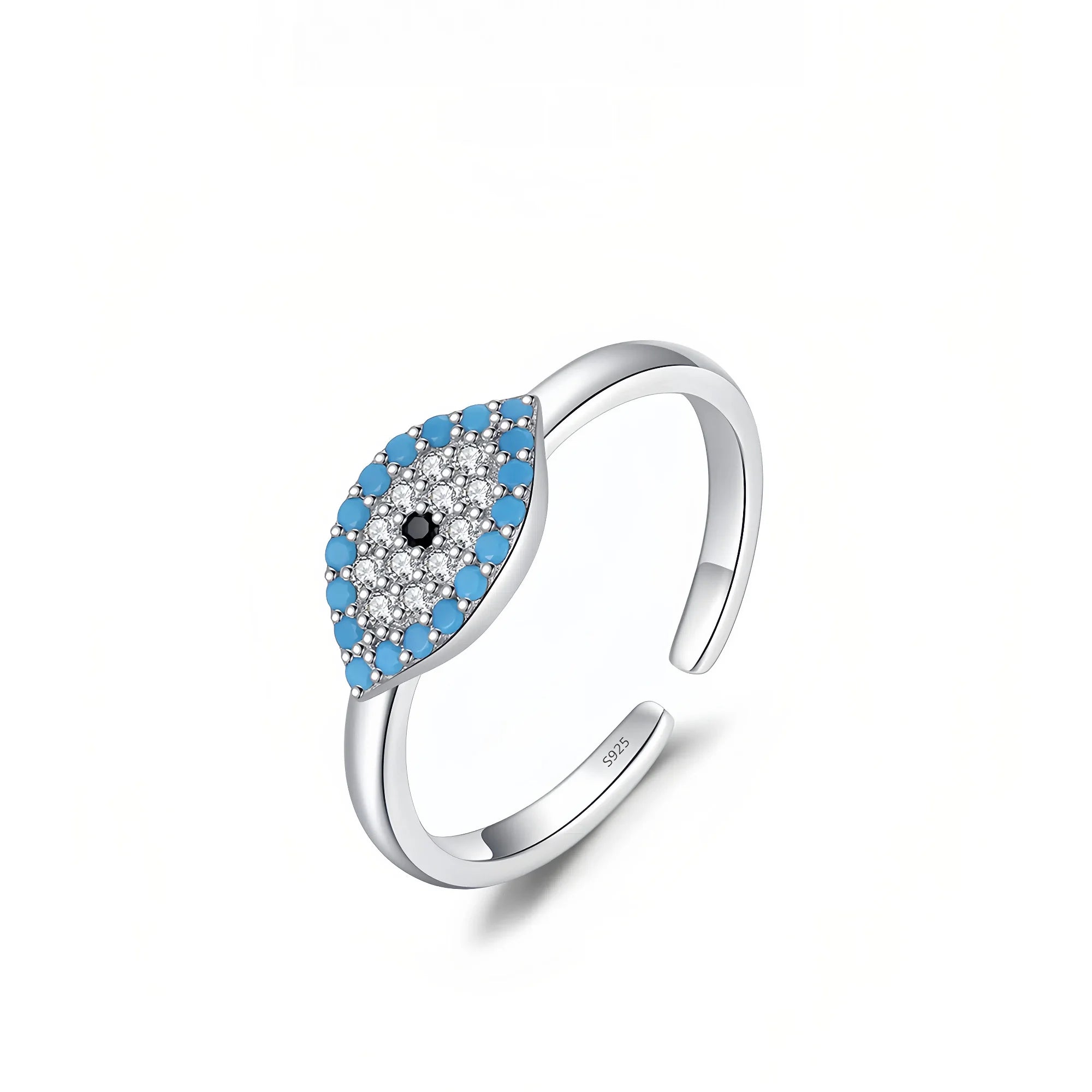 Sacred Evil Eye Turquoise Guardian Ring