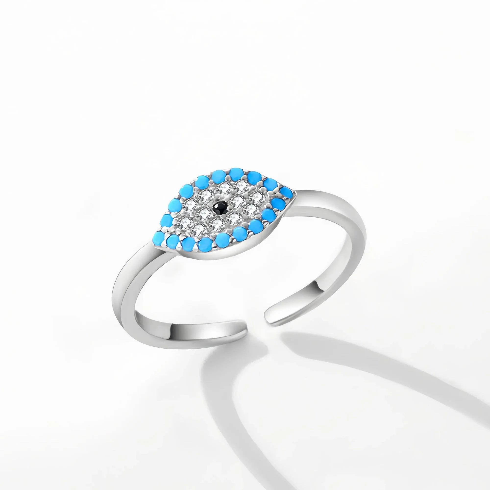 Sacred Evil Eye Turquoise Guardian Ring