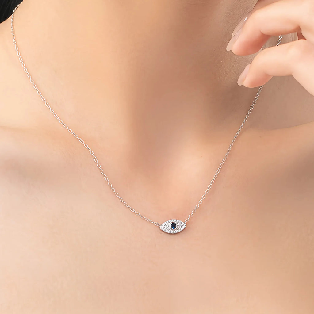 Mediterranean Tears Evil Eye Sentinel Necklace