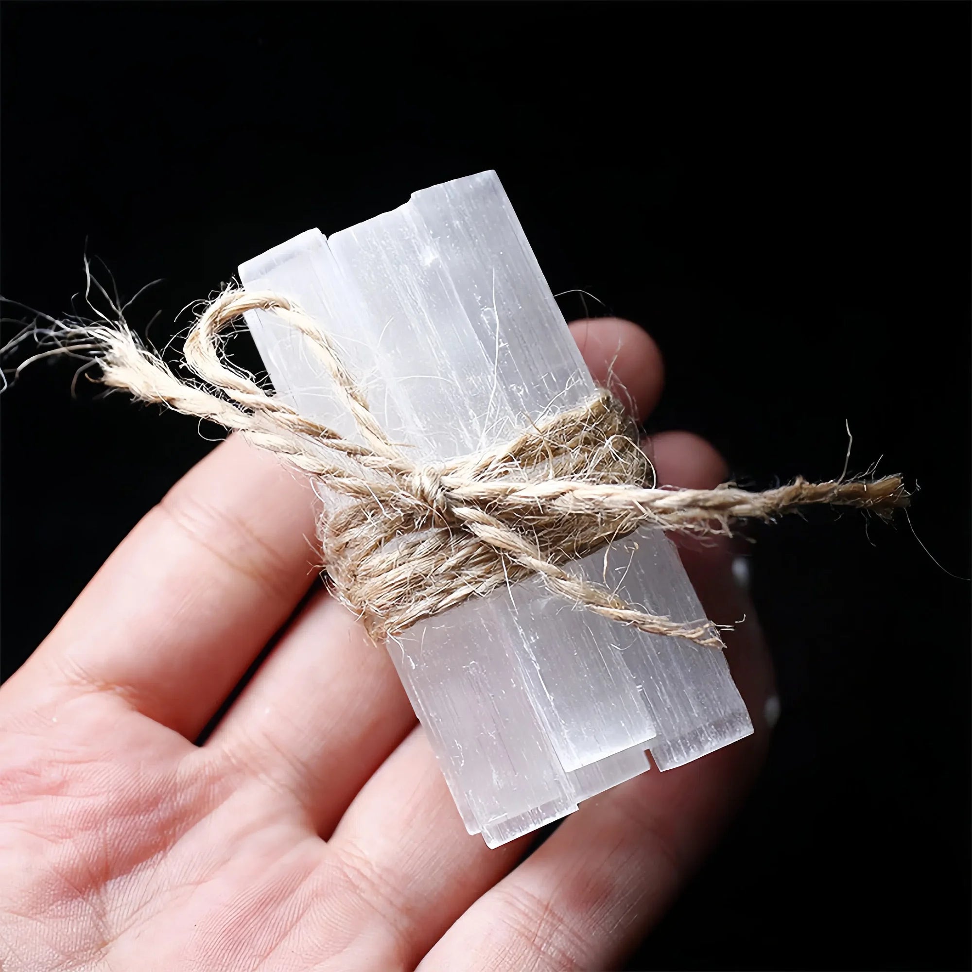 Moroccan Selenite Wand Set