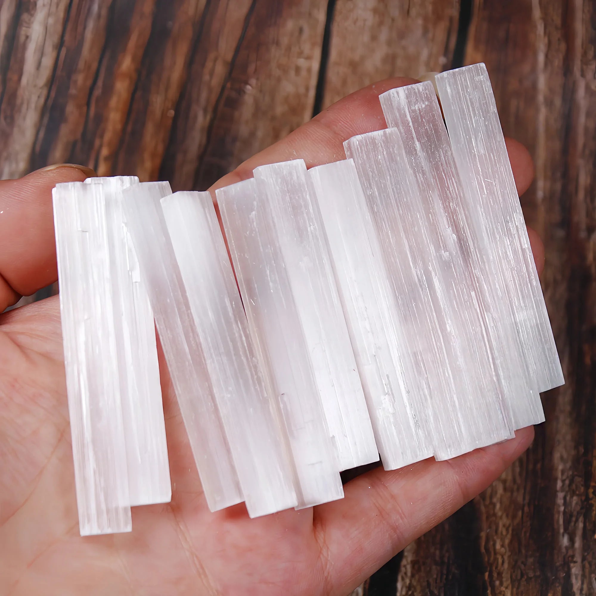 Moroccan Selenite Wand Set