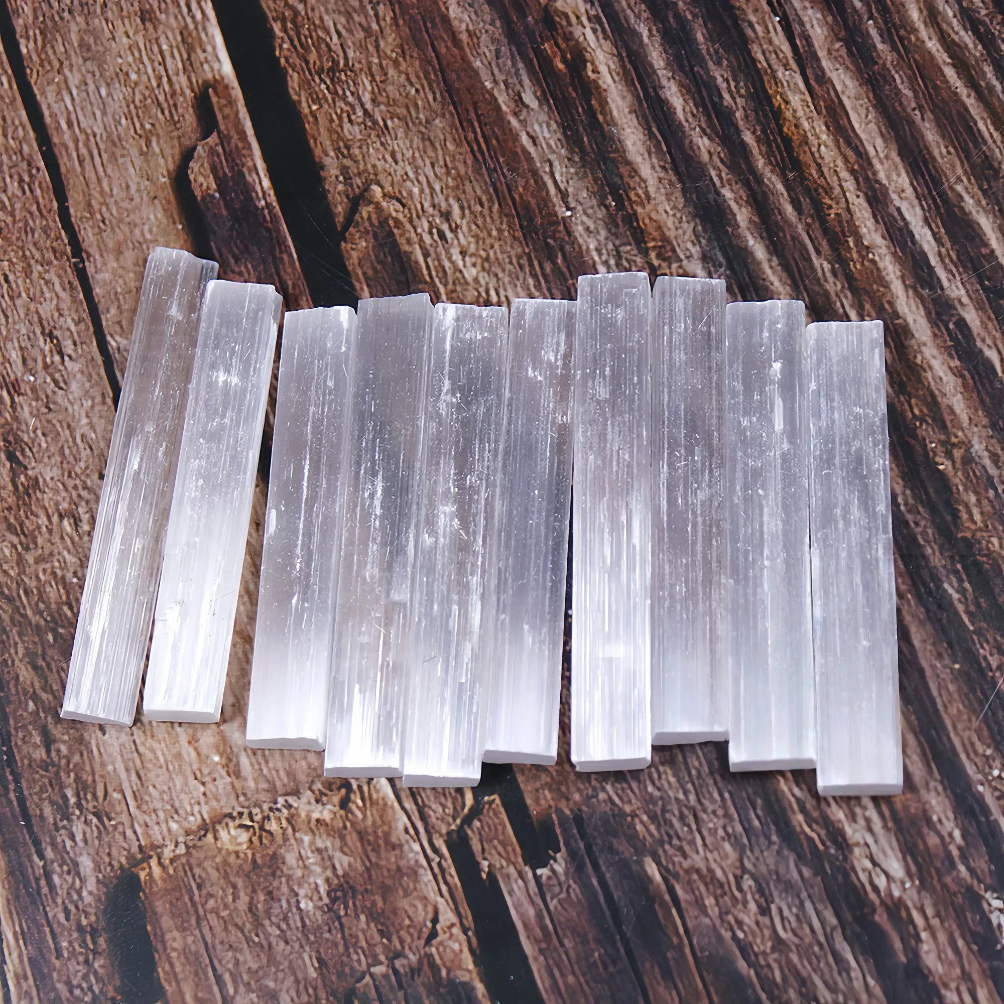 Moroccan Selenite Wand Set